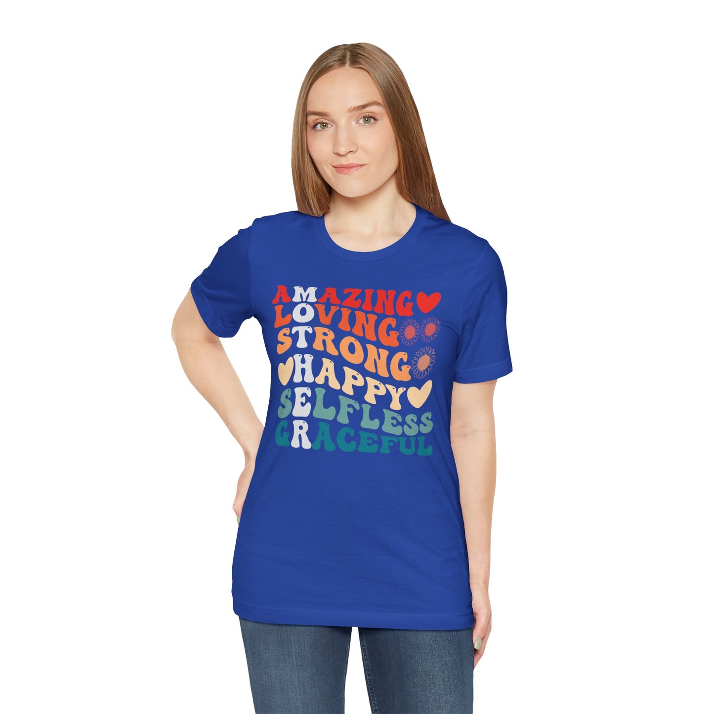 Mother's Day, Amazing Mother, XS-3XL, Unisex Jersey Short Sleeve Tee