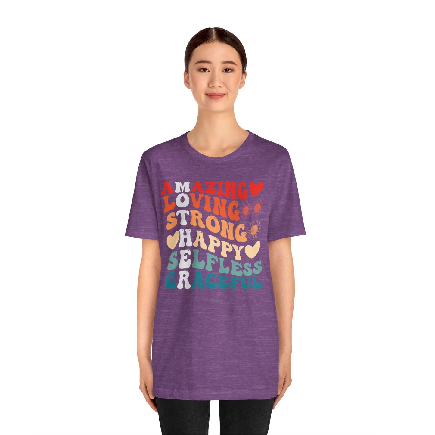 Mother's Day, Amazing Mother, XS-3XL, Unisex Jersey Short Sleeve Tee