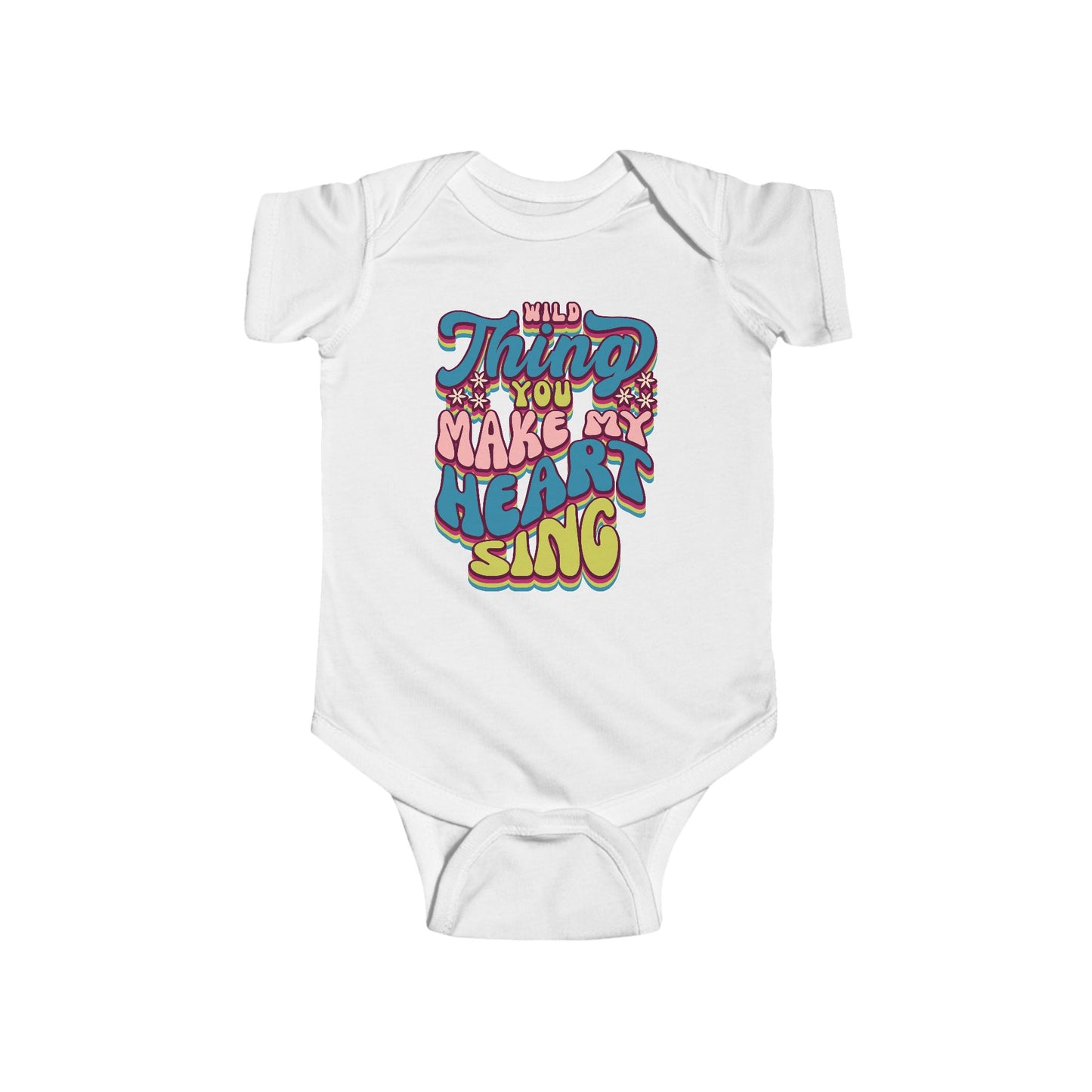 Wild Thing Valentines Day Infant Fine Jersey Bodysuit