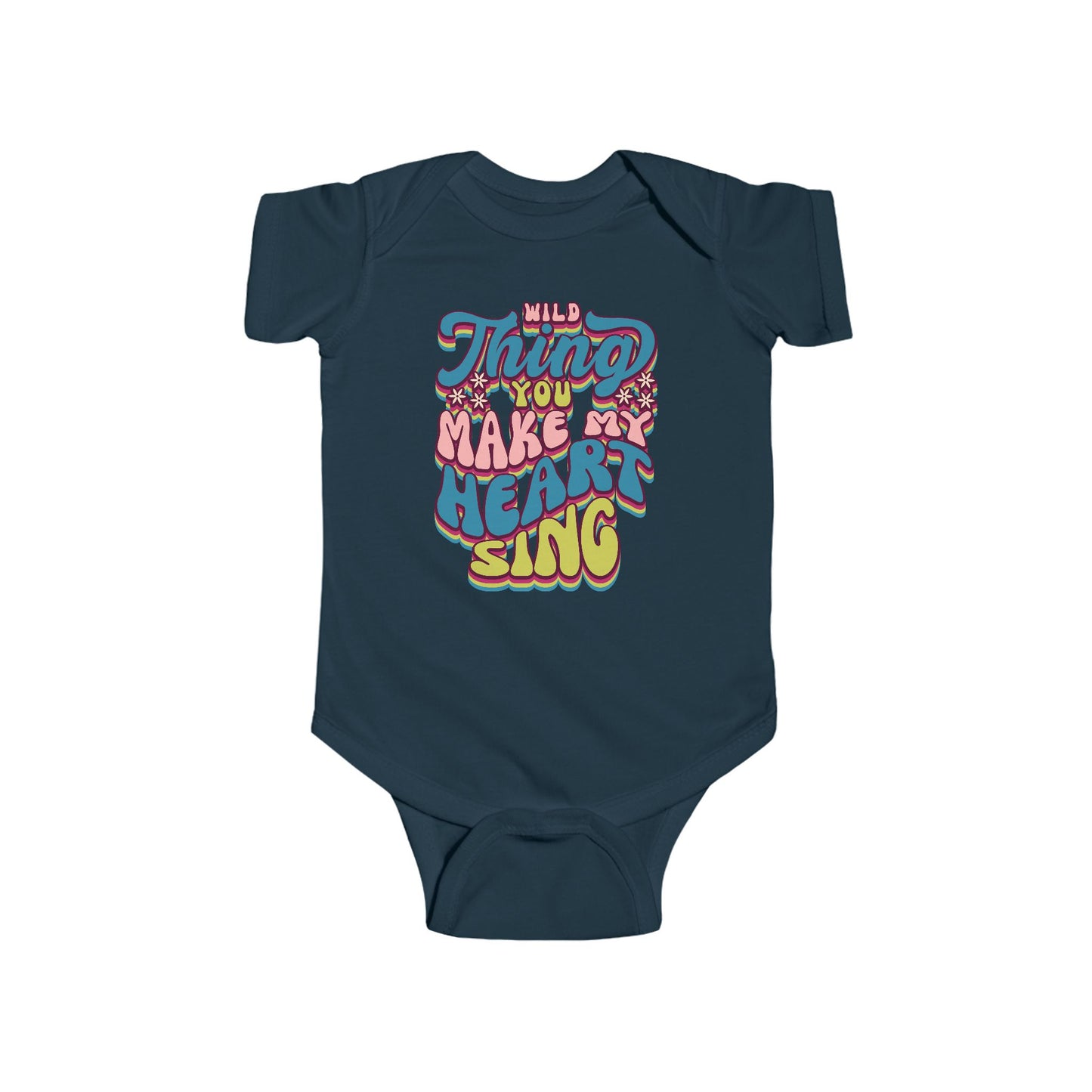 Wild Thing Valentines Day Infant Fine Jersey Bodysuit