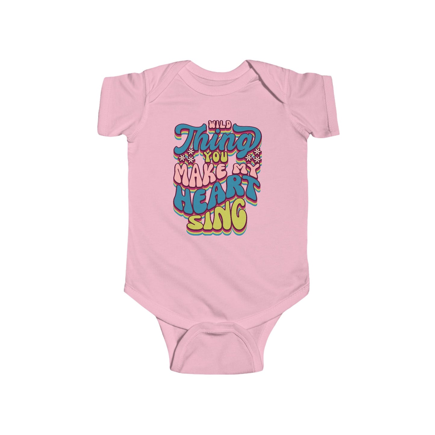 Wild Thing Valentines Day Infant Fine Jersey Bodysuit