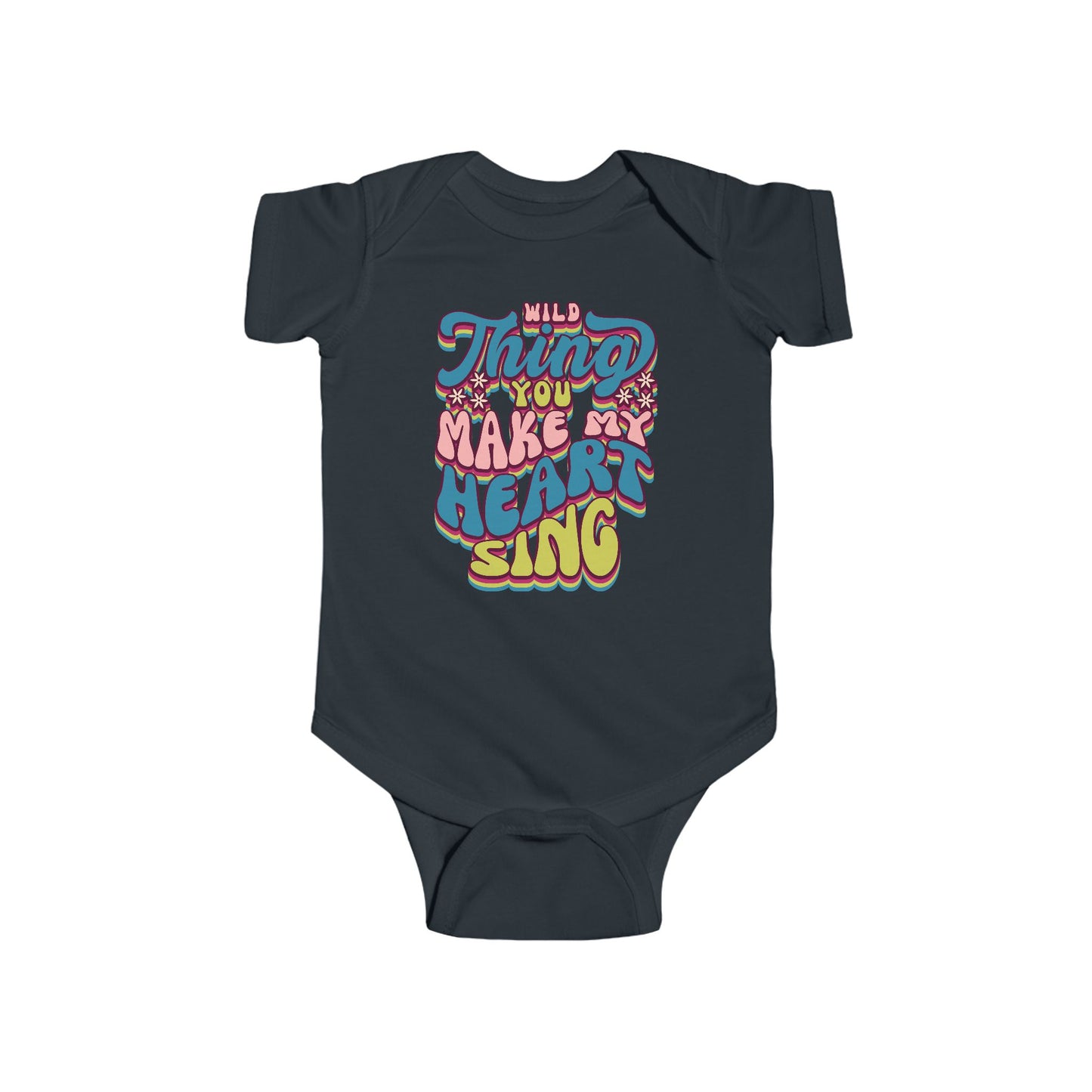 Wild Thing Valentines Day Infant Fine Jersey Bodysuit
