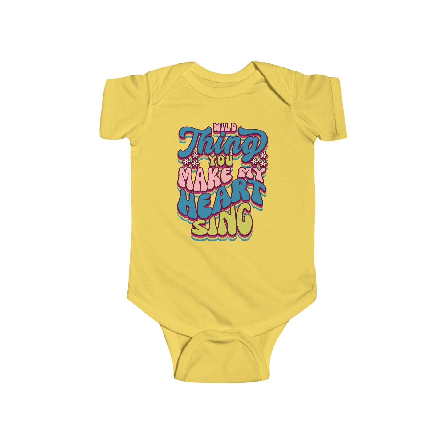 Wild Thing Valentines Day Infant Fine Jersey Bodysuit
