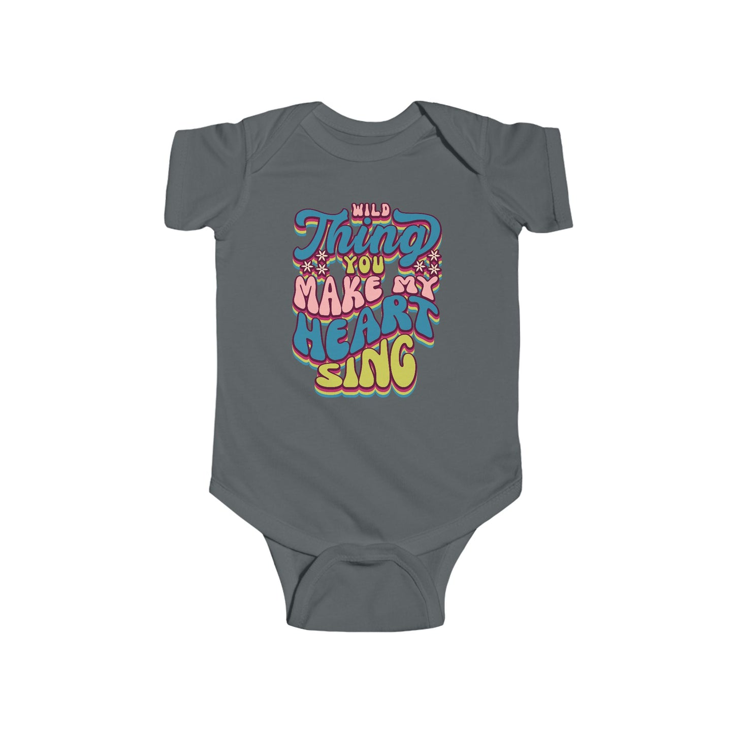 Wild Thing Valentines Day Infant Fine Jersey Bodysuit