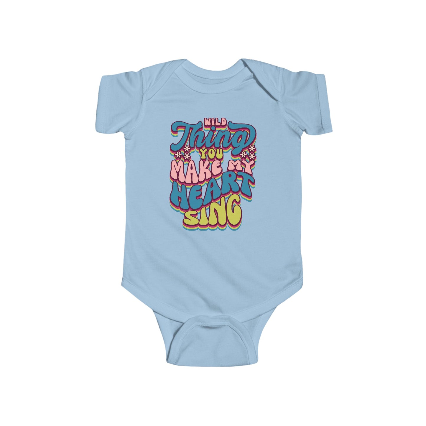 Wild Thing Valentines Day Infant Fine Jersey Bodysuit