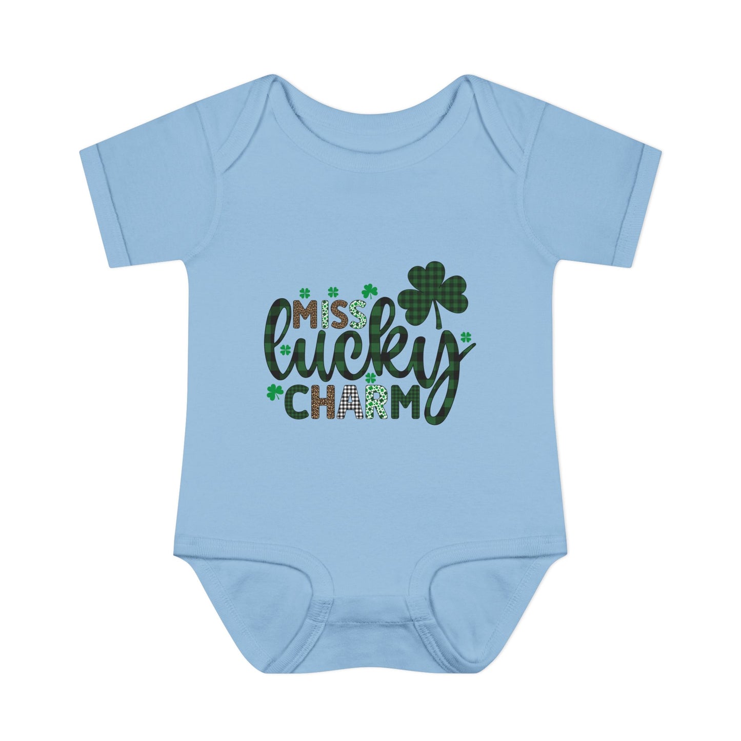Miss Lucky Charm Infant Onesie Baby Rib Bodysuit