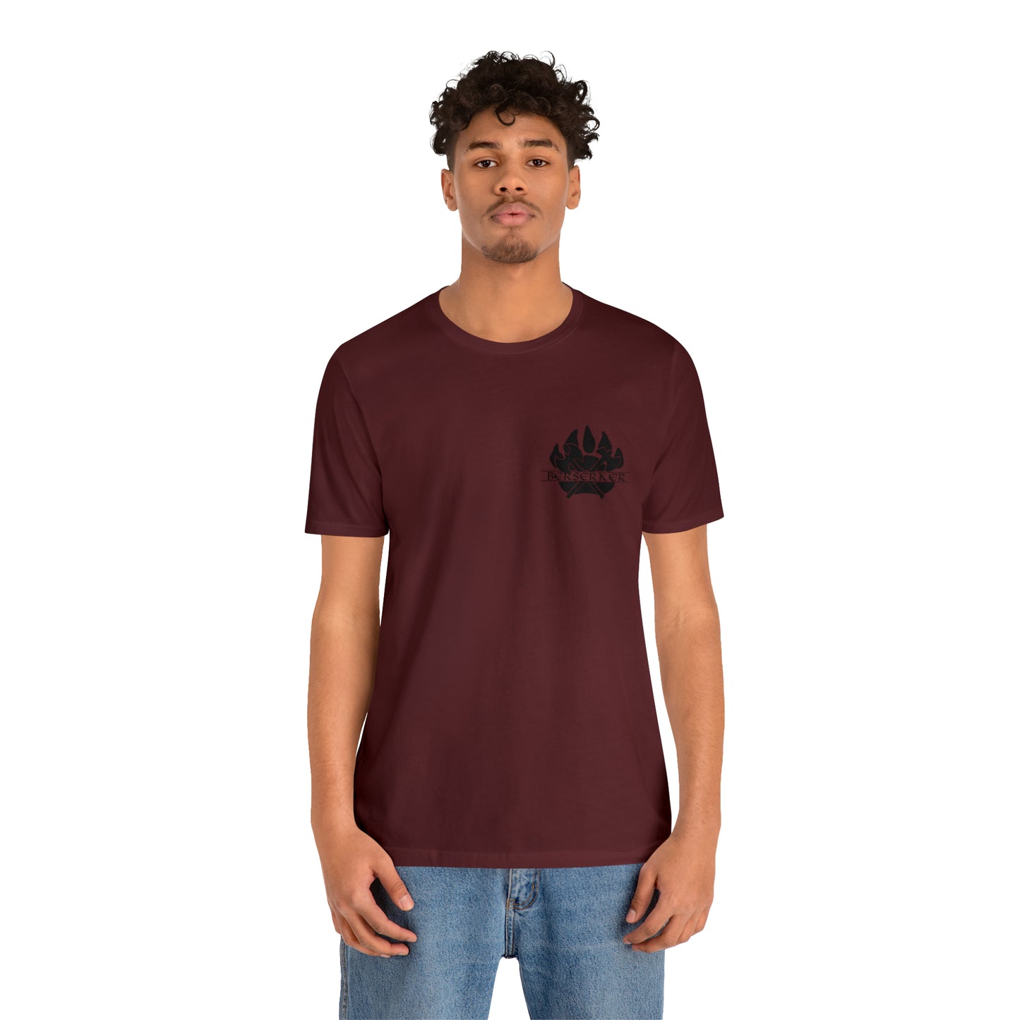 Anne and Scott, Best Man Berserker, Unisex Jersey Short Sleeve Tee