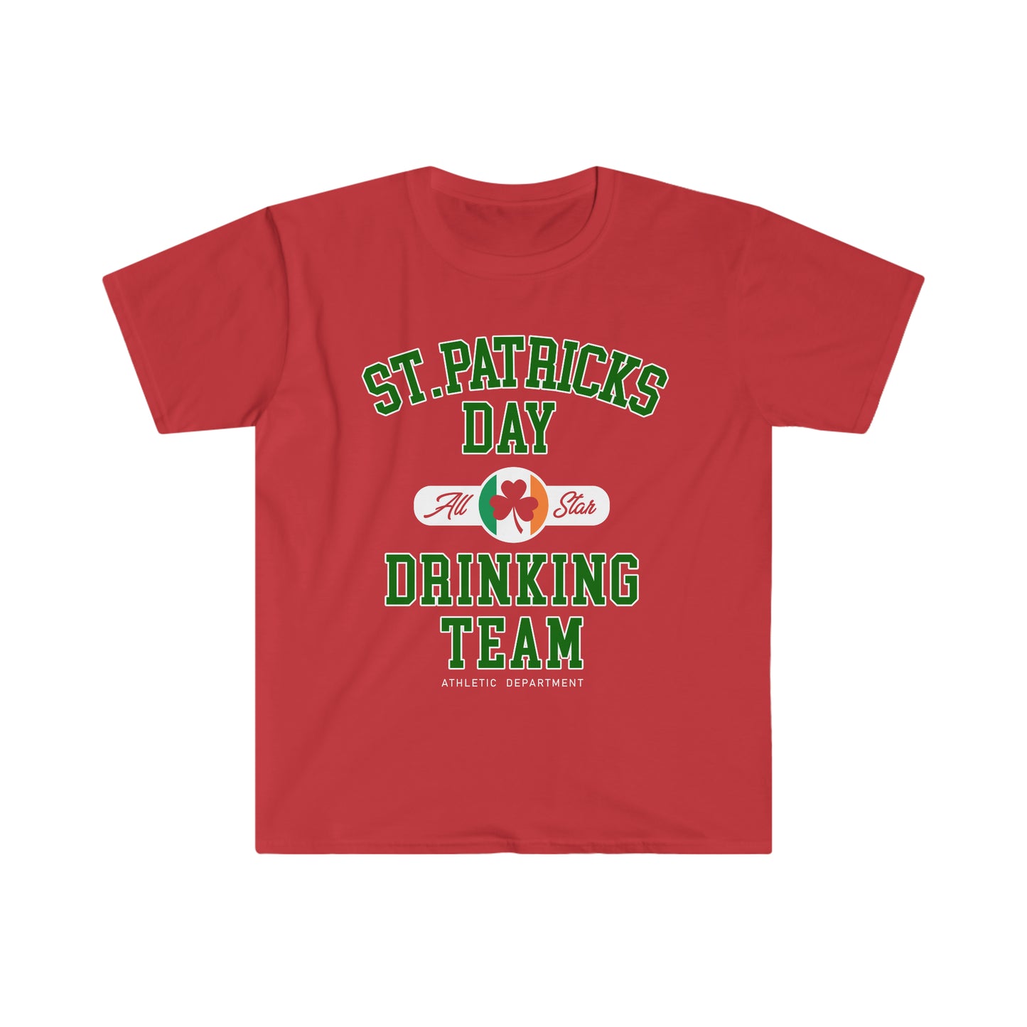 Unisex St Patricks Day Drinking Team Softstyle T-Shirt
