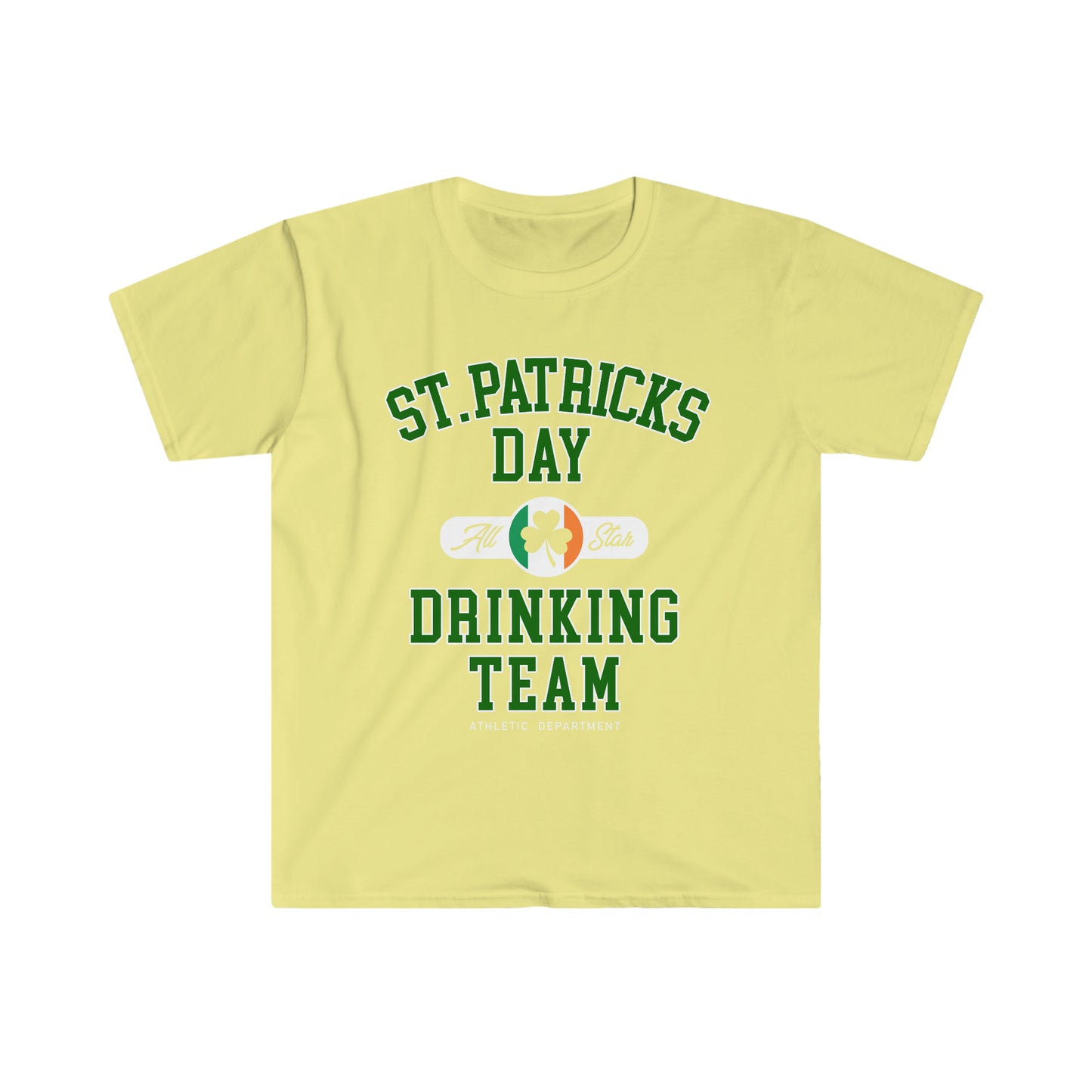 Unisex St Patricks Day Drinking Team Softstyle T-Shirt