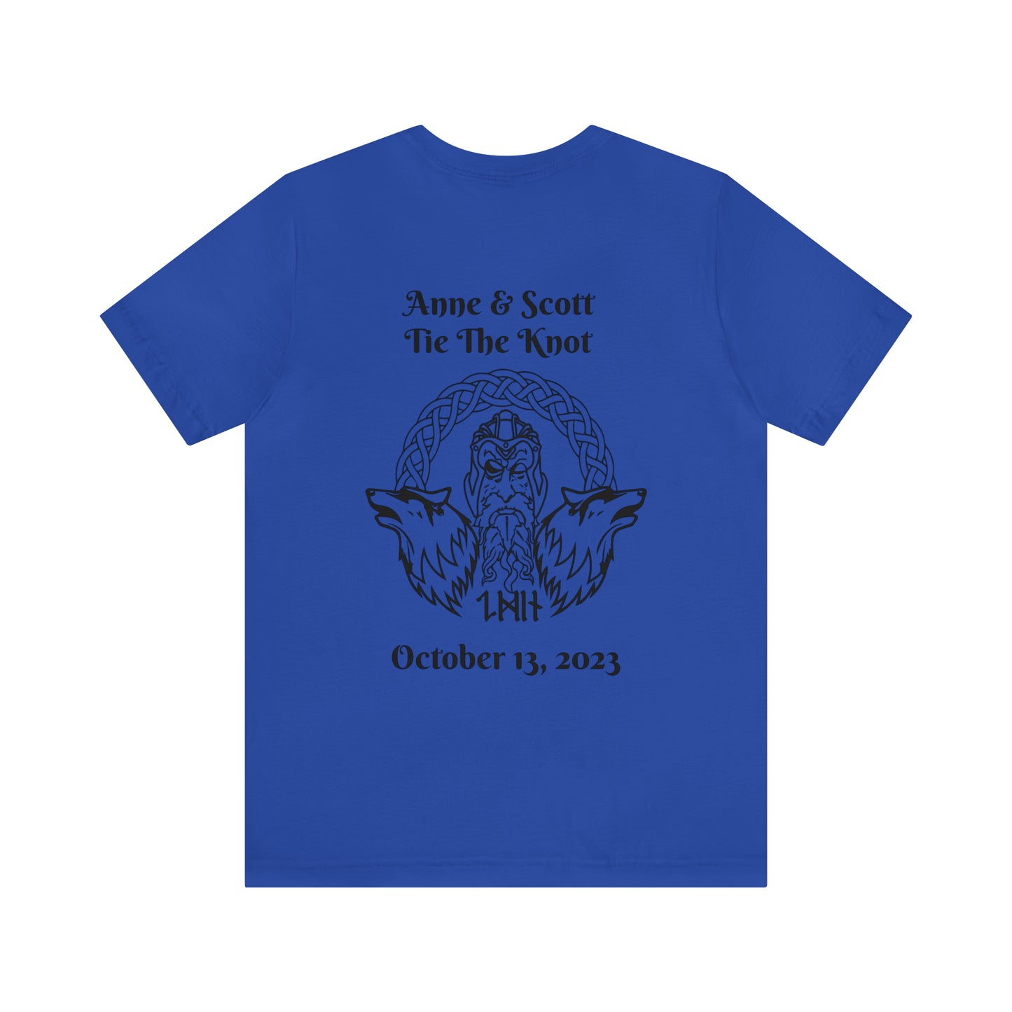 Anne and Scott, Maid of Honor, Valkyrie, Unisex Jersey Short Sleeve Tee