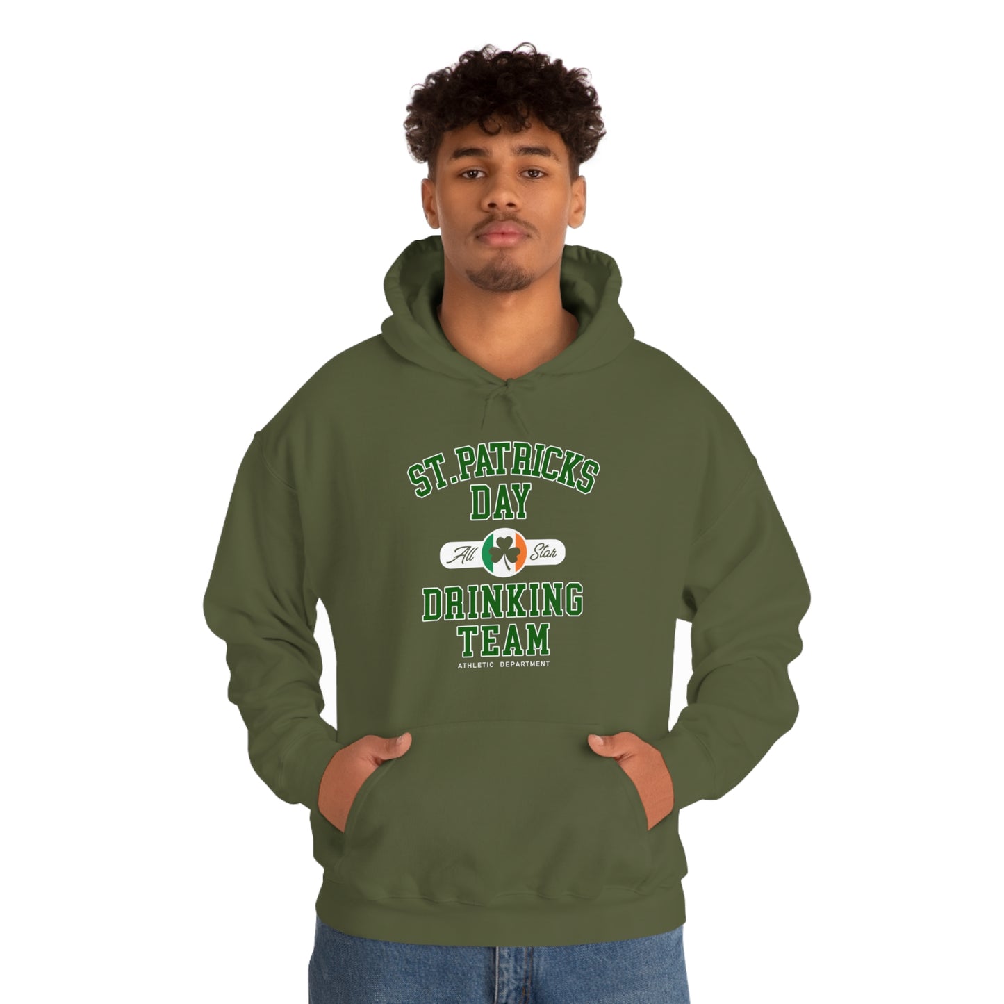 Unisex St Patrick's Day Drinking Team Hooded Sweatshirt