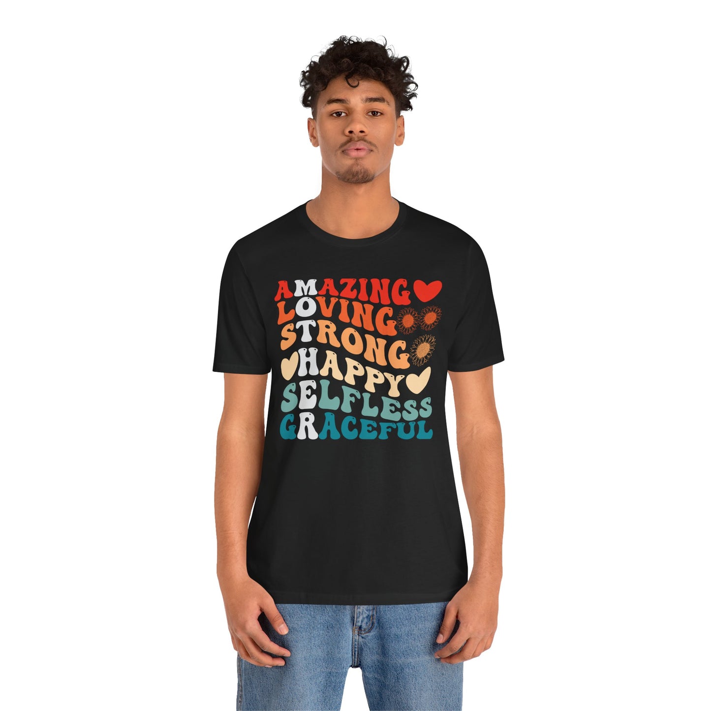 Mother's Day, Amazing Mother, XS-3XL, Unisex Jersey Short Sleeve Tee