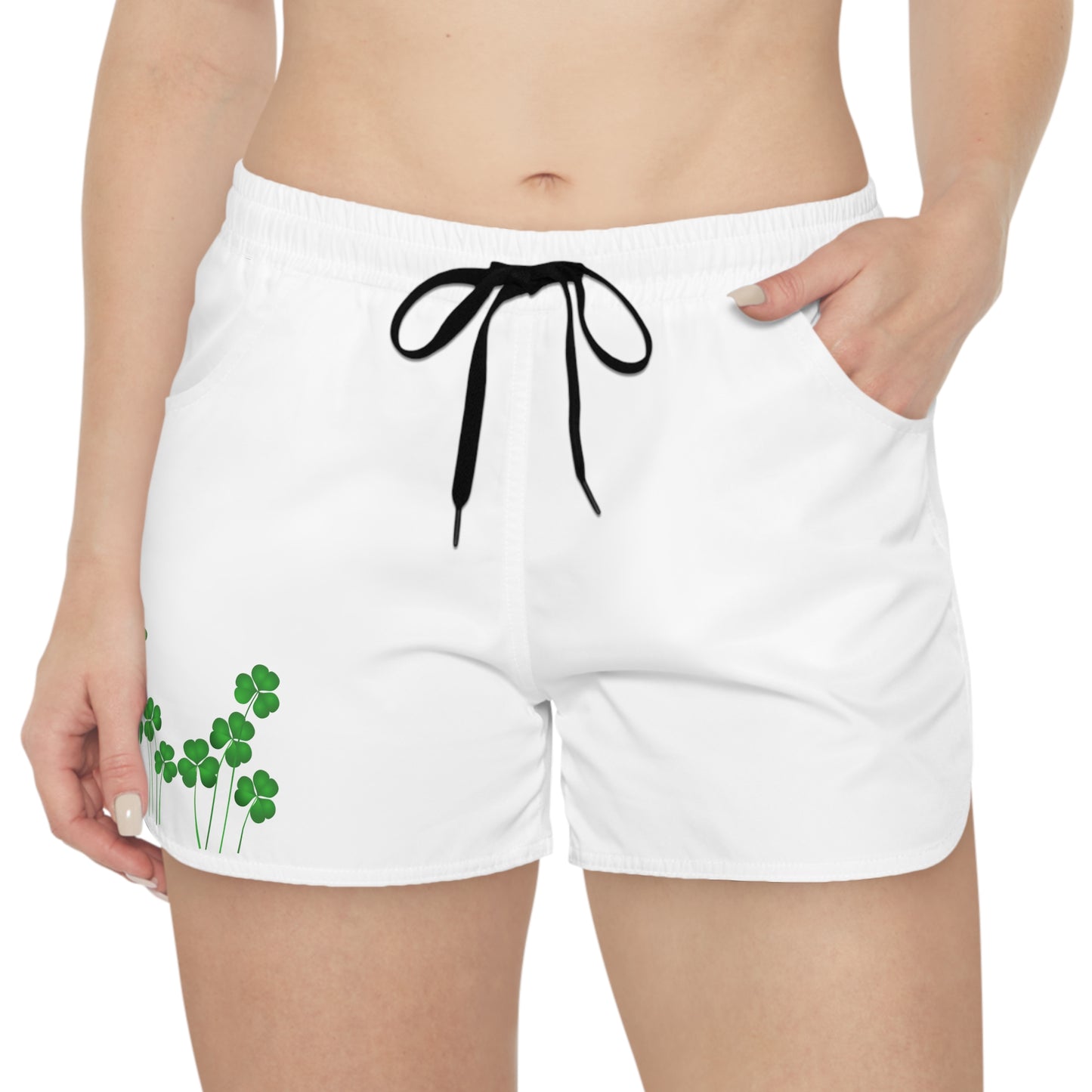 Women's St Patricks Day Novelty Casual Shorts (AOP)