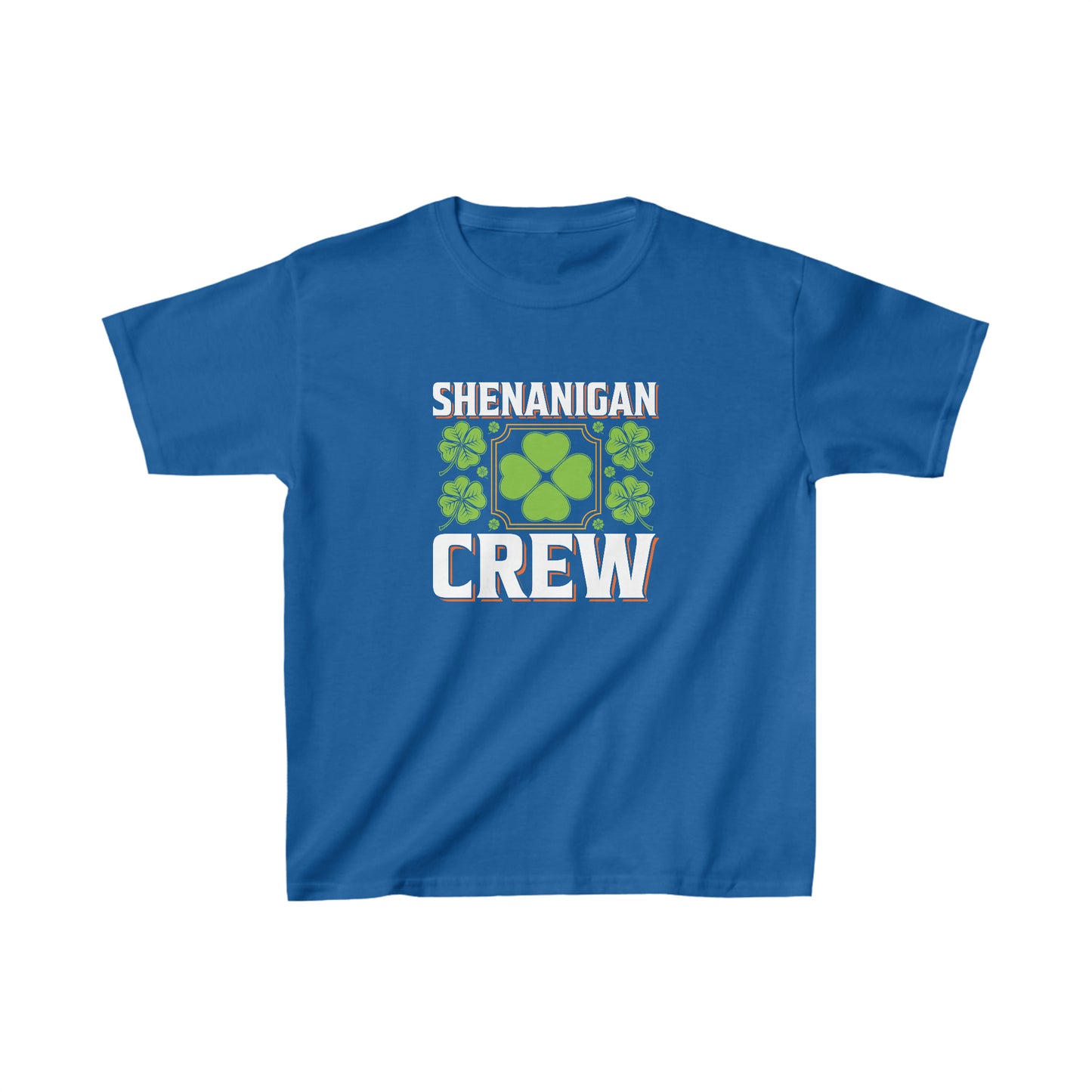 Shenanigan Crew St Patricks Day Matching Family Kids Heavy Cotton Tee