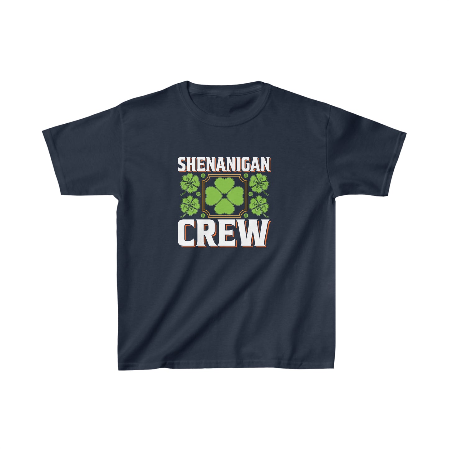 Shenanigan Crew St Patricks Day Matching Family Kids Heavy Cotton Tee