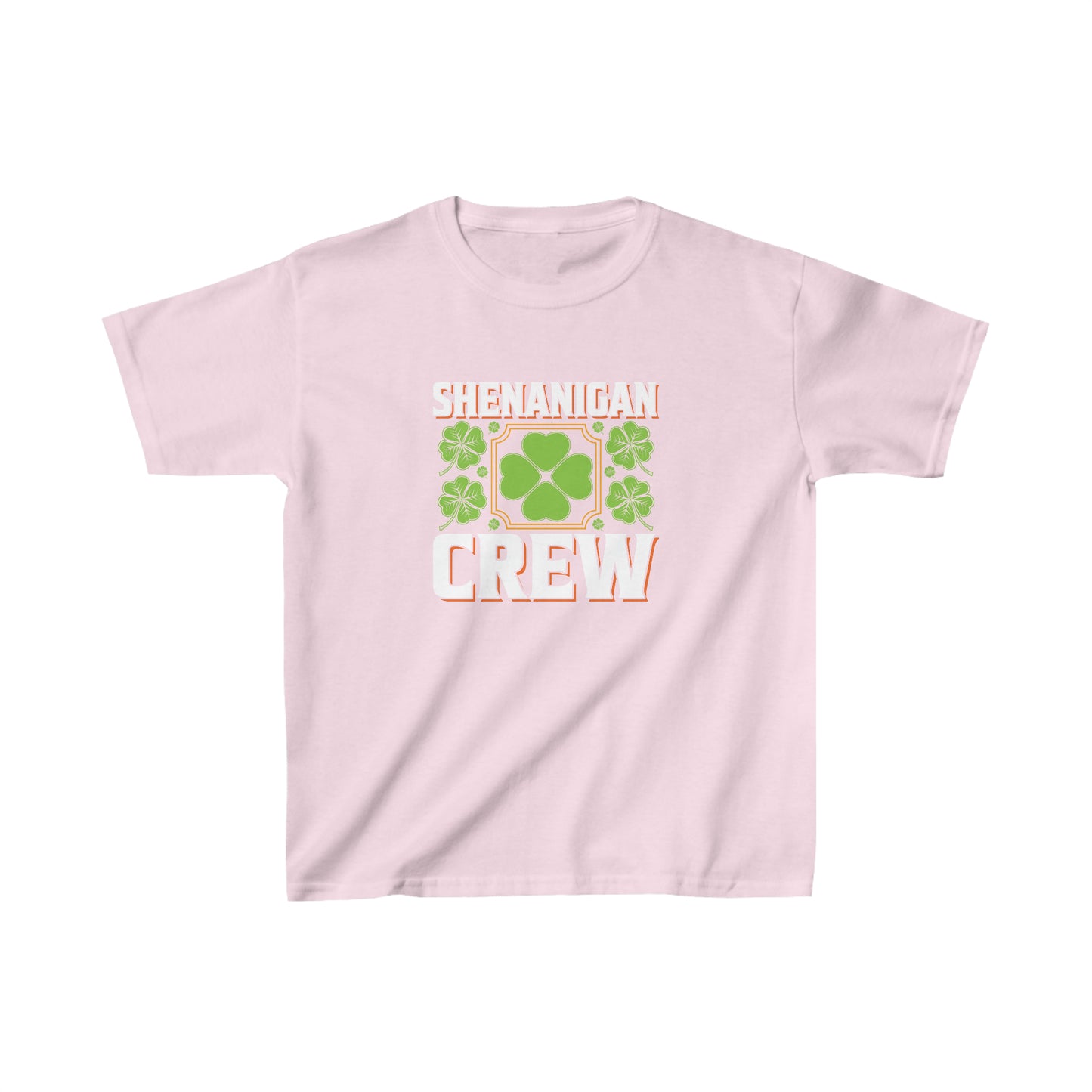 Shenanigan Crew St Patricks Day Matching Family Kids Heavy Cotton Tee