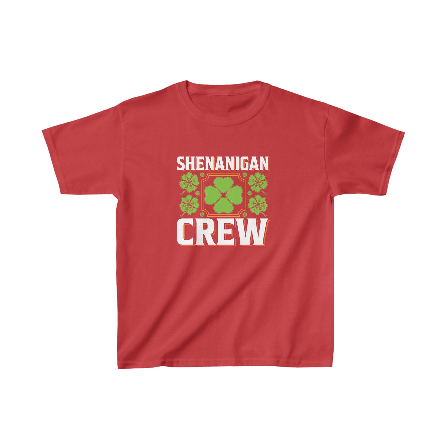 Shenanigan Crew St Patricks Day Matching Family Kids Heavy Cotton Tee