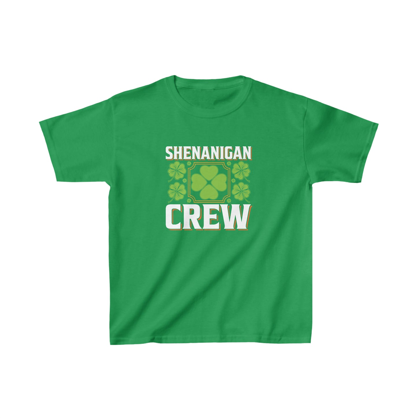 Shenanigan Crew St Patricks Day Matching Family Kids Heavy Cotton Tee