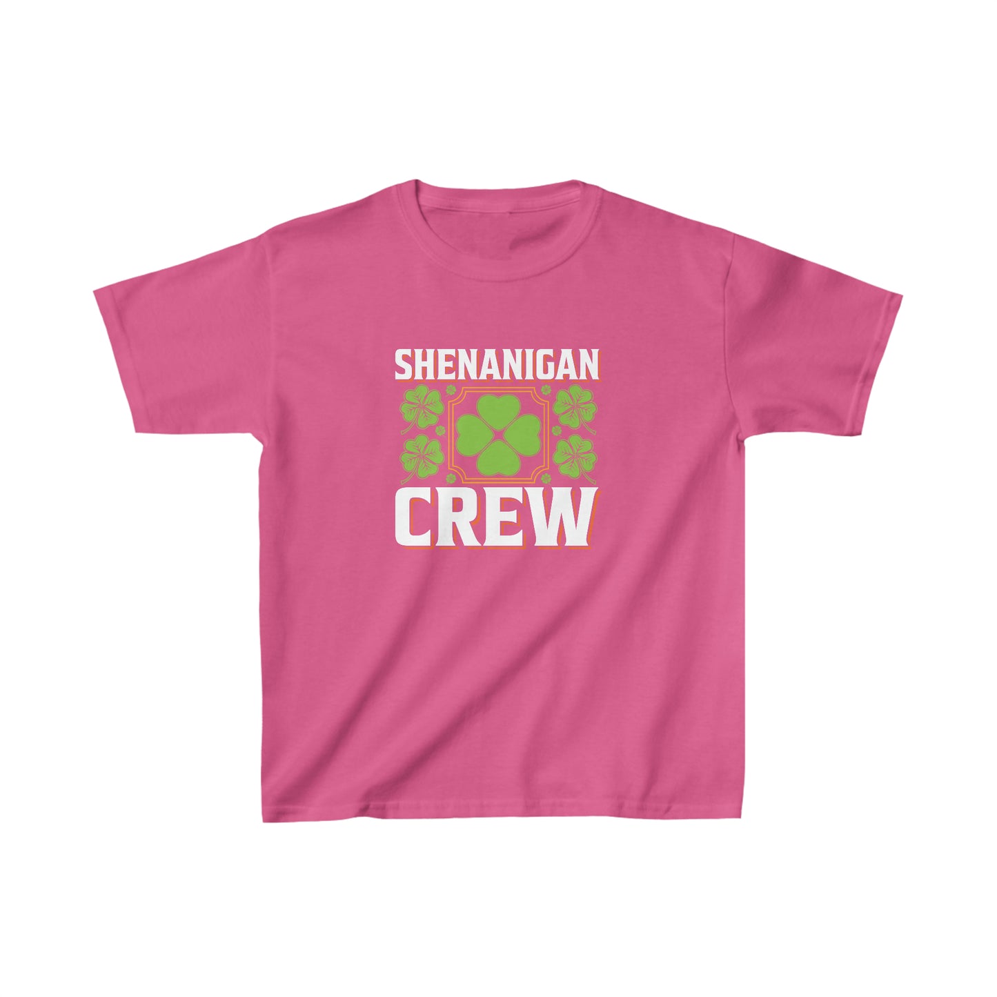 Shenanigan Crew St Patricks Day Matching Family Kids Heavy Cotton Tee
