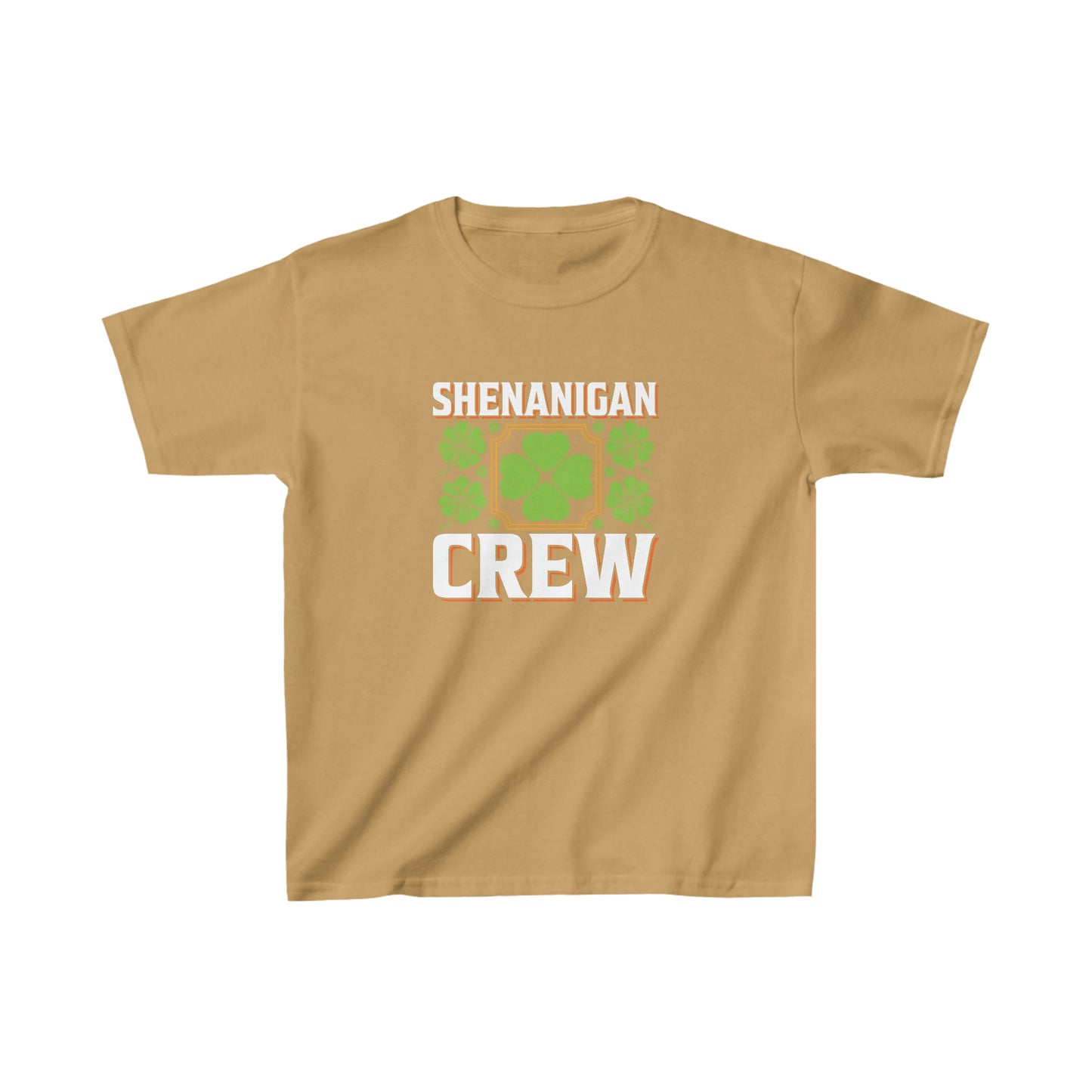 Shenanigan Crew St Patricks Day Matching Family Kids Heavy Cotton Tee