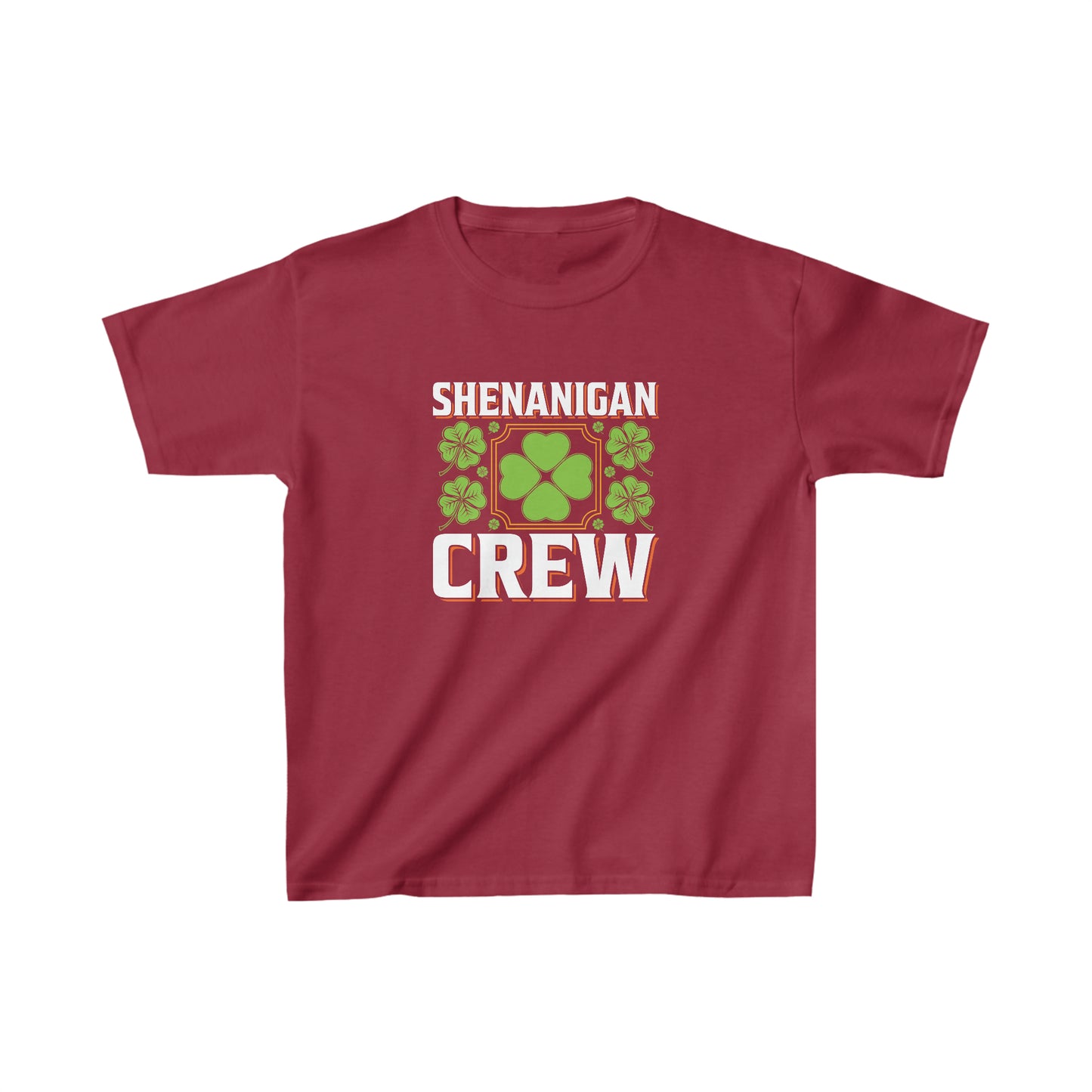 Shenanigan Crew St Patricks Day Matching Family Kids Heavy Cotton Tee