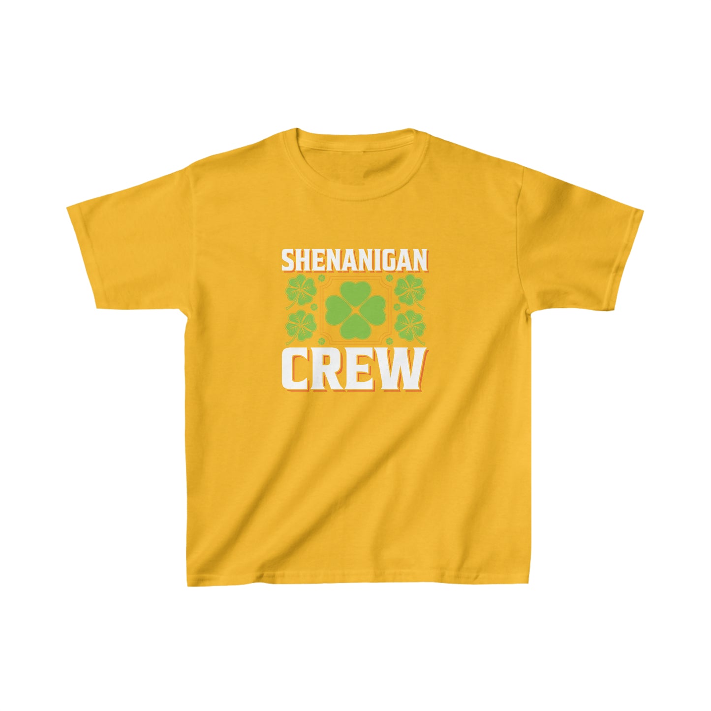 Shenanigan Crew St Patricks Day Matching Family Kids Heavy Cotton Tee