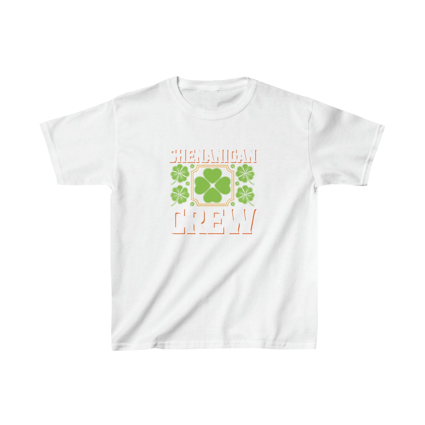 Shenanigan Crew St Patricks Day Matching Family Kids Heavy Cotton Tee