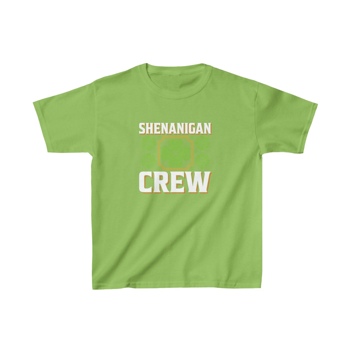 Shenanigan Crew St Patricks Day Matching Family Kids Heavy Cotton Tee