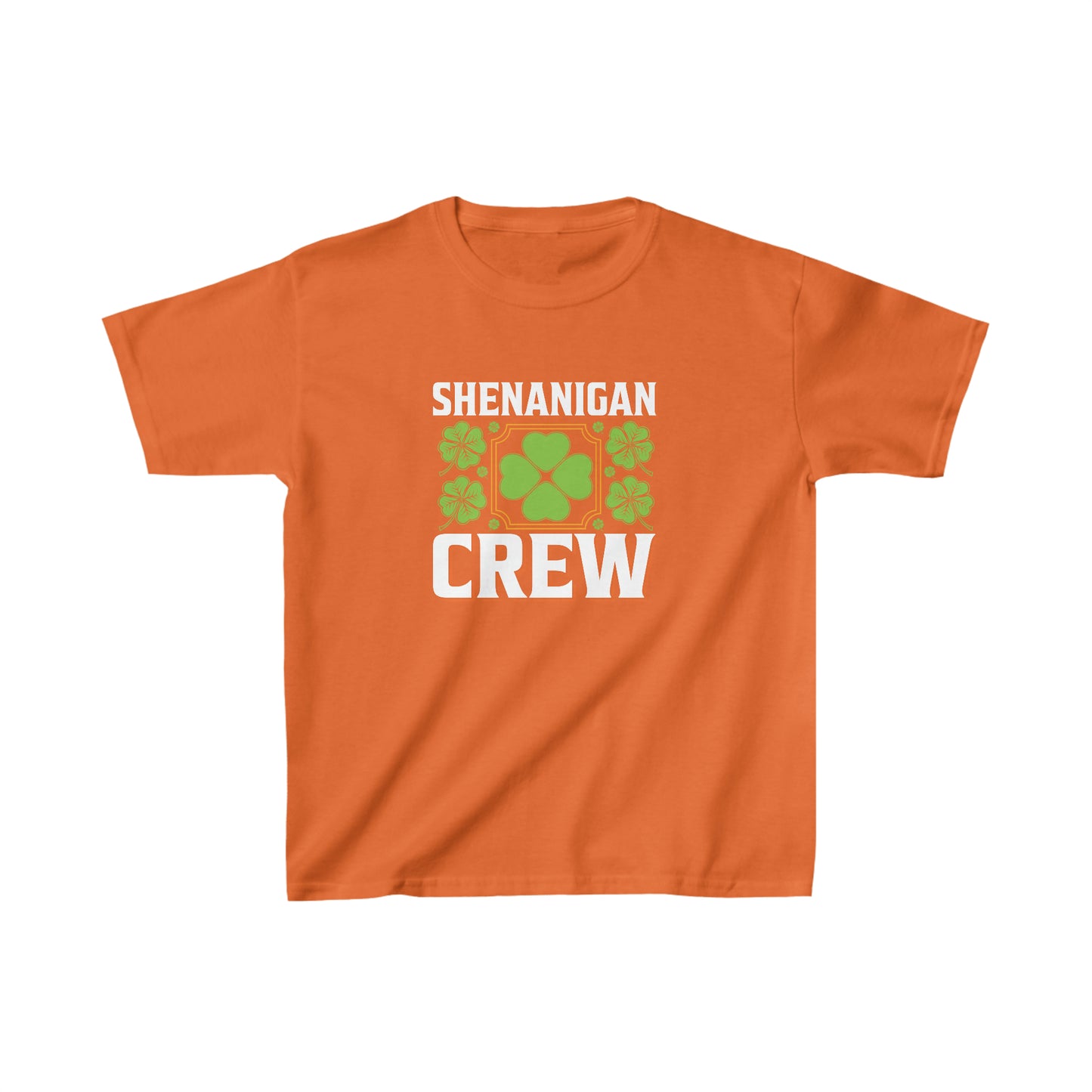 Shenanigan Crew St Patricks Day Matching Family Kids Heavy Cotton Tee