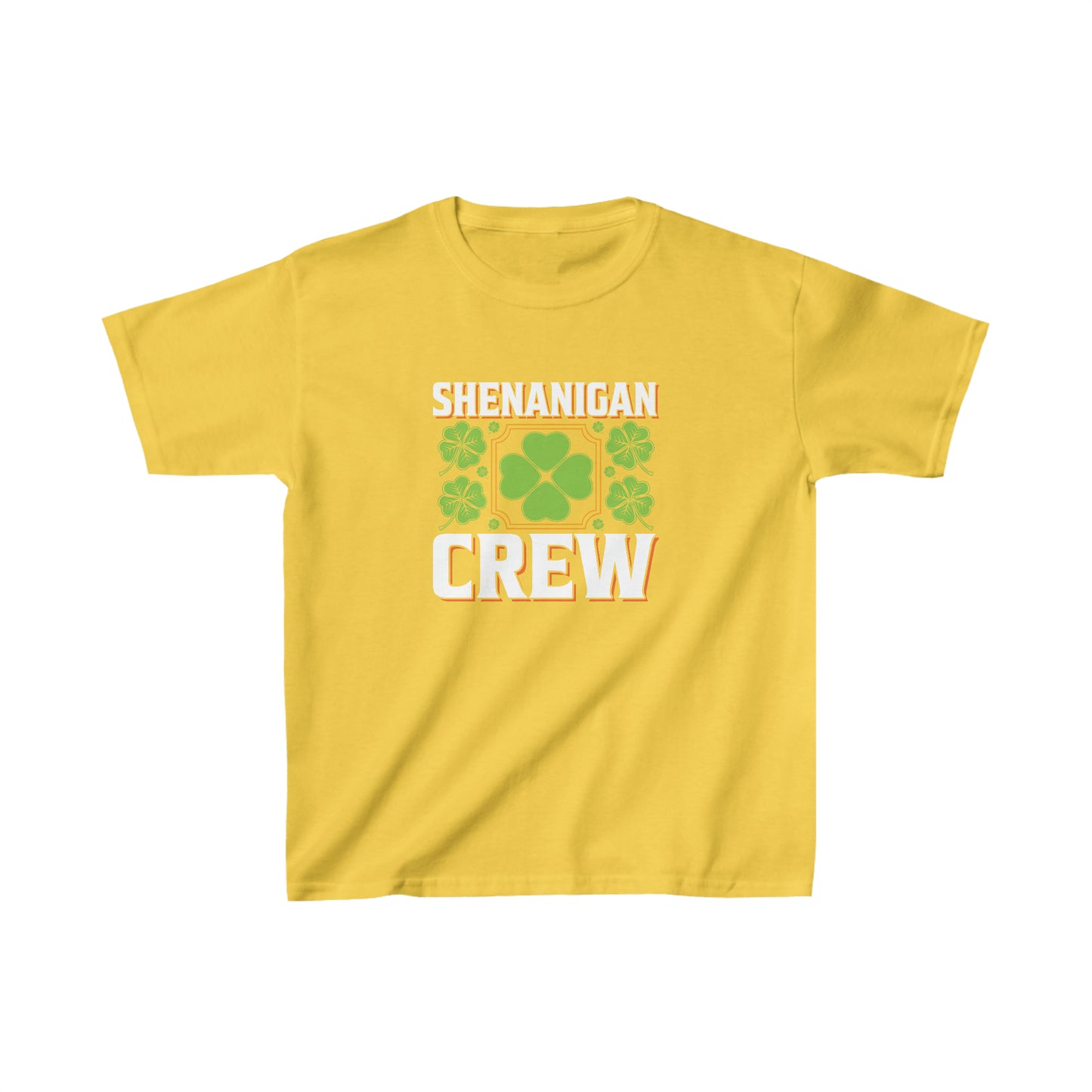 Shenanigan Crew St Patricks Day Matching Family Kids Heavy Cotton Tee
