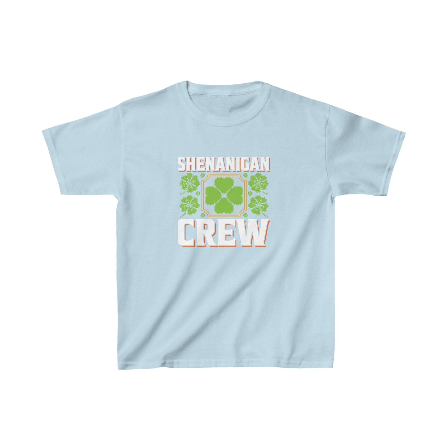 Shenanigan Crew St Patricks Day Matching Family Kids Heavy Cotton Tee
