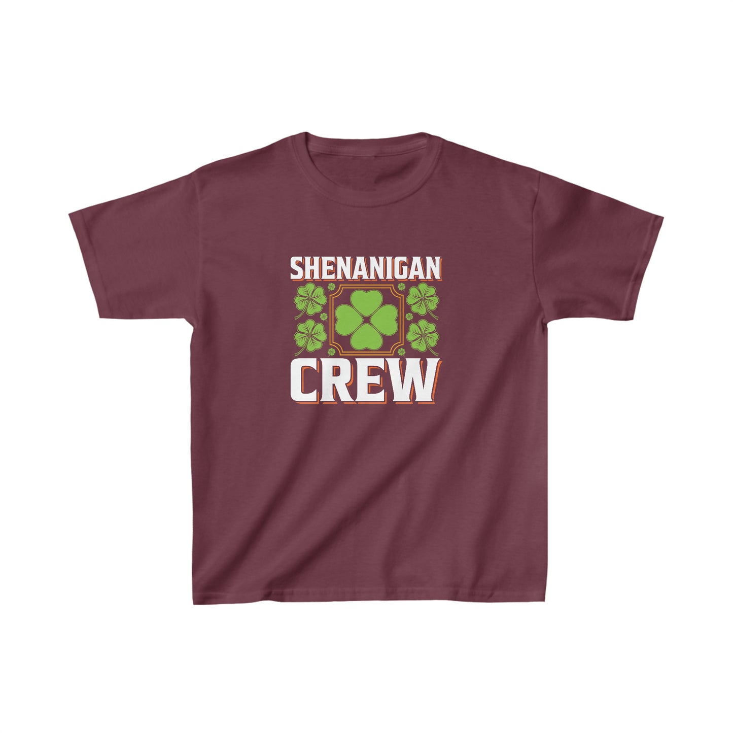Shenanigan Crew St Patricks Day Matching Family Kids Heavy Cotton Tee