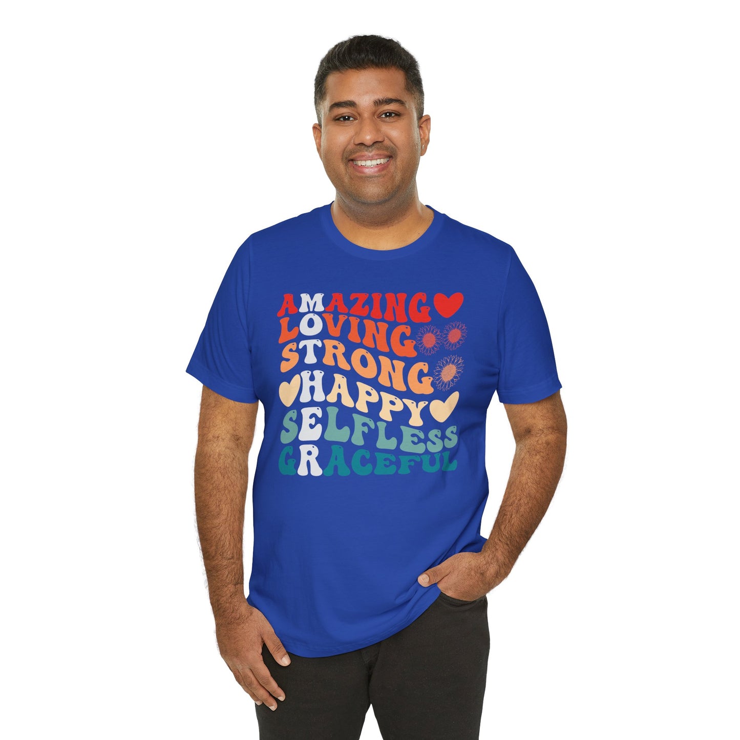 Mother's Day, Amazing Mother, XS-3XL, Unisex Jersey Short Sleeve Tee