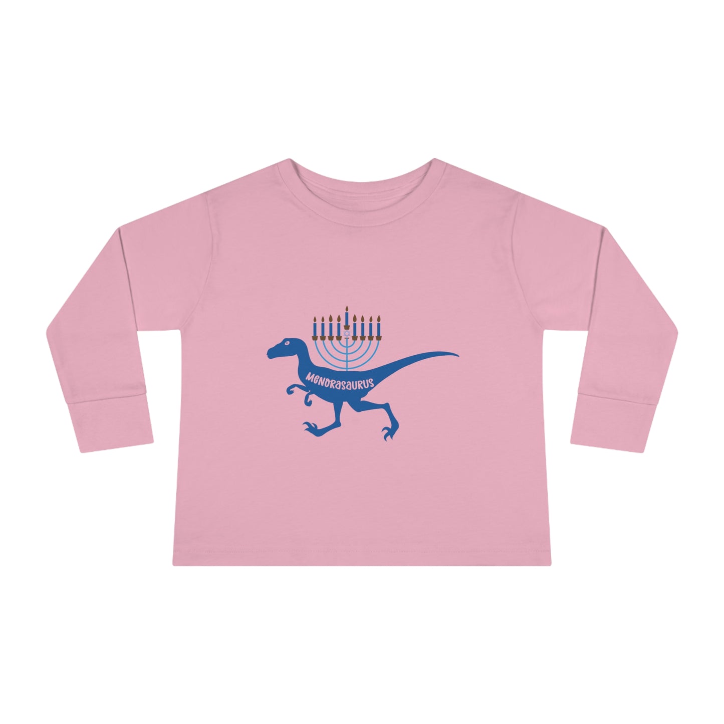 Menorahsaurus holidayToddler Long Sleeve Tee