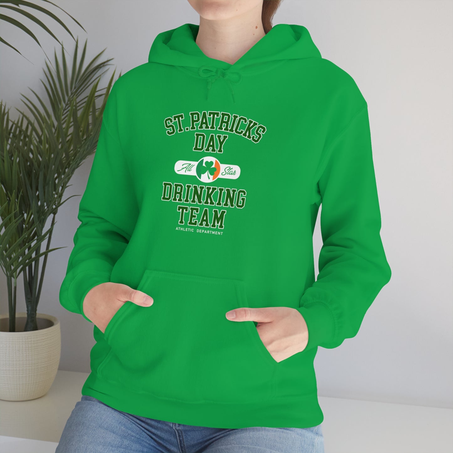 Unisex St Patrick's Day Drinking Team Hooded Sweatshirt