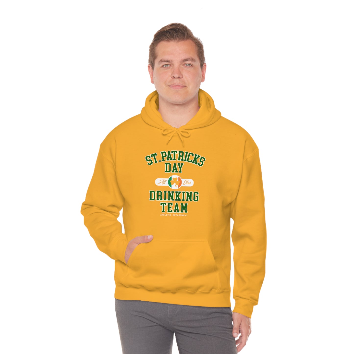 Unisex St Patrick's Day Drinking Team Hooded Sweatshirt