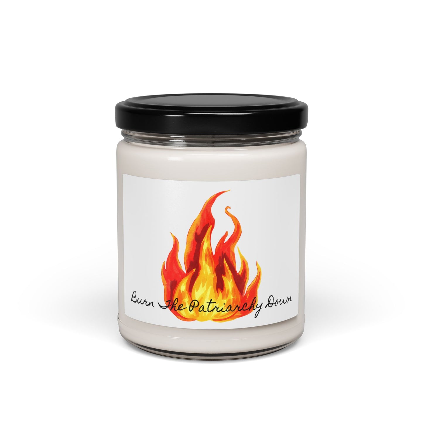 Feminist Candle, Burn Down The Patriarchy Home Decor, Activist Gift, Empowering Soy Candle, Feminist Statement Candle, 9oz Candle
