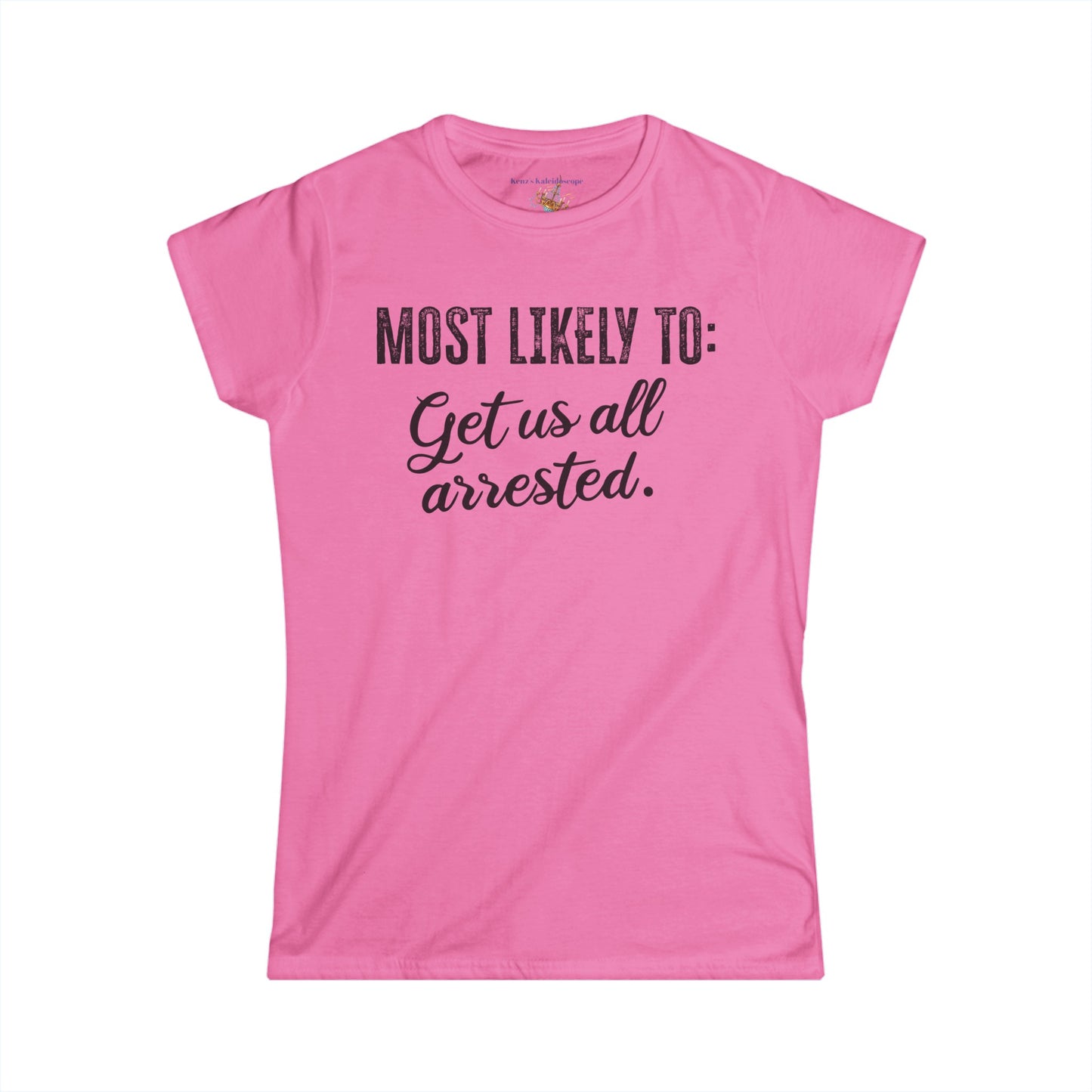 Bachelorette Party Most Likely To, S-2XL, Women's Softstyle Tee