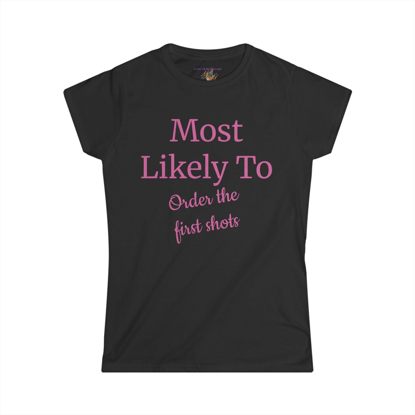 Bachelorette Party Most Likely To, S-2XL, Women's Softstyle Tee