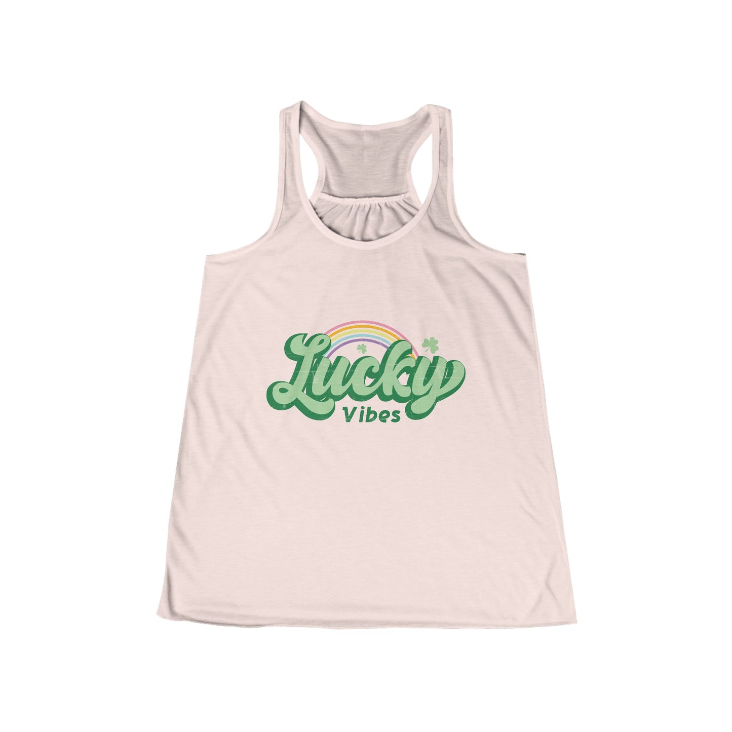 Women's St Patricks Day Flowy Racerback Tank