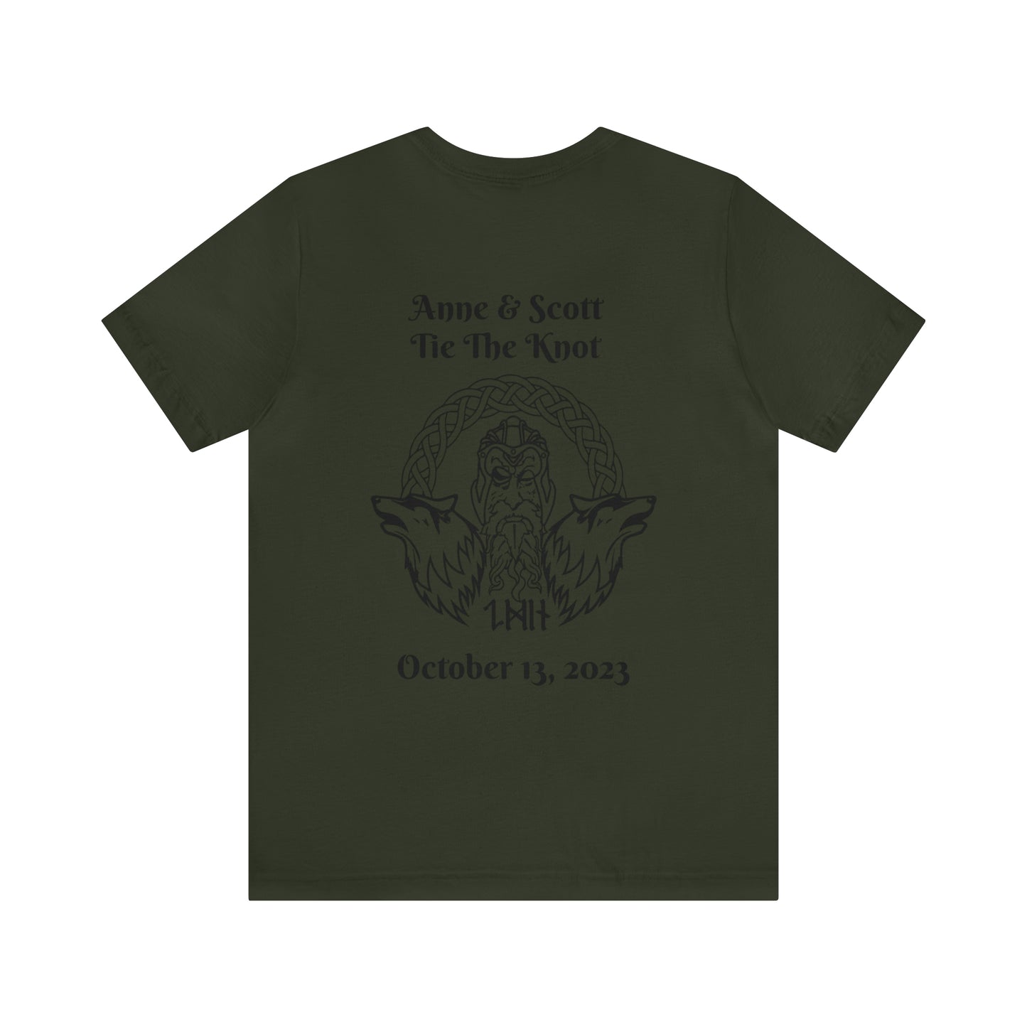 Anne and Scott, Maid of Honor, Valkyrie, Unisex Jersey Short Sleeve Tee