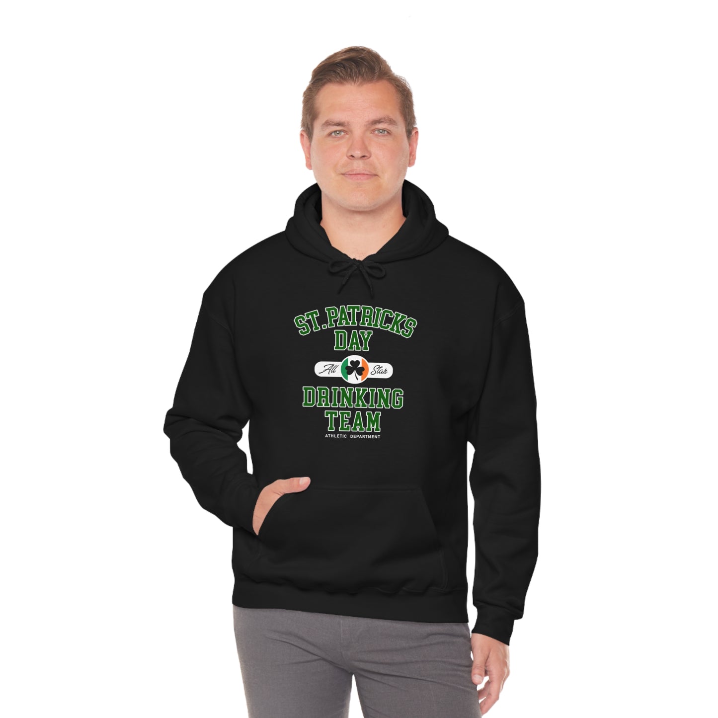 Unisex St Patrick's Day Drinking Team Hooded Sweatshirt