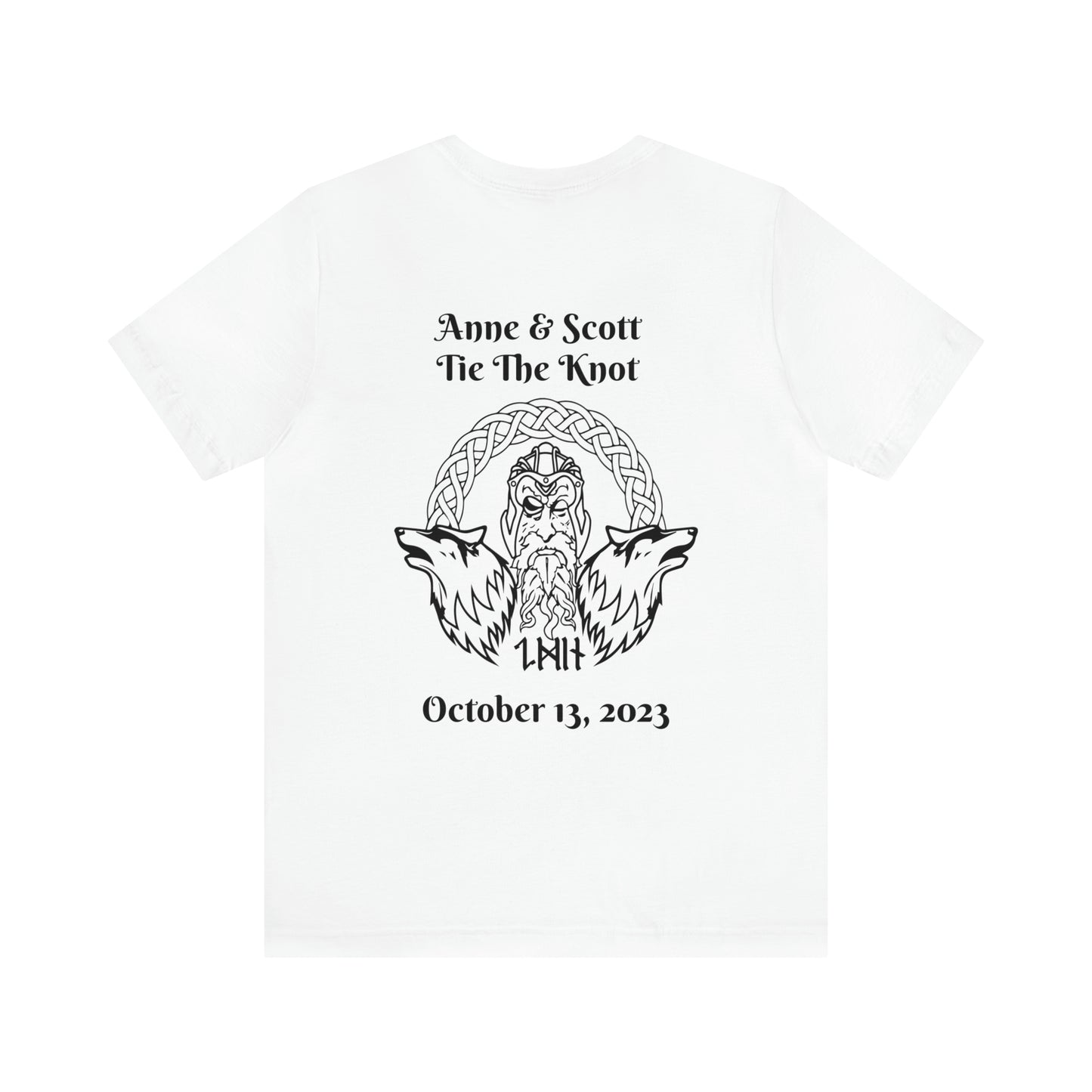 Anne and Scott, Maid of Honor, Valkyrie, Unisex Jersey Short Sleeve Tee