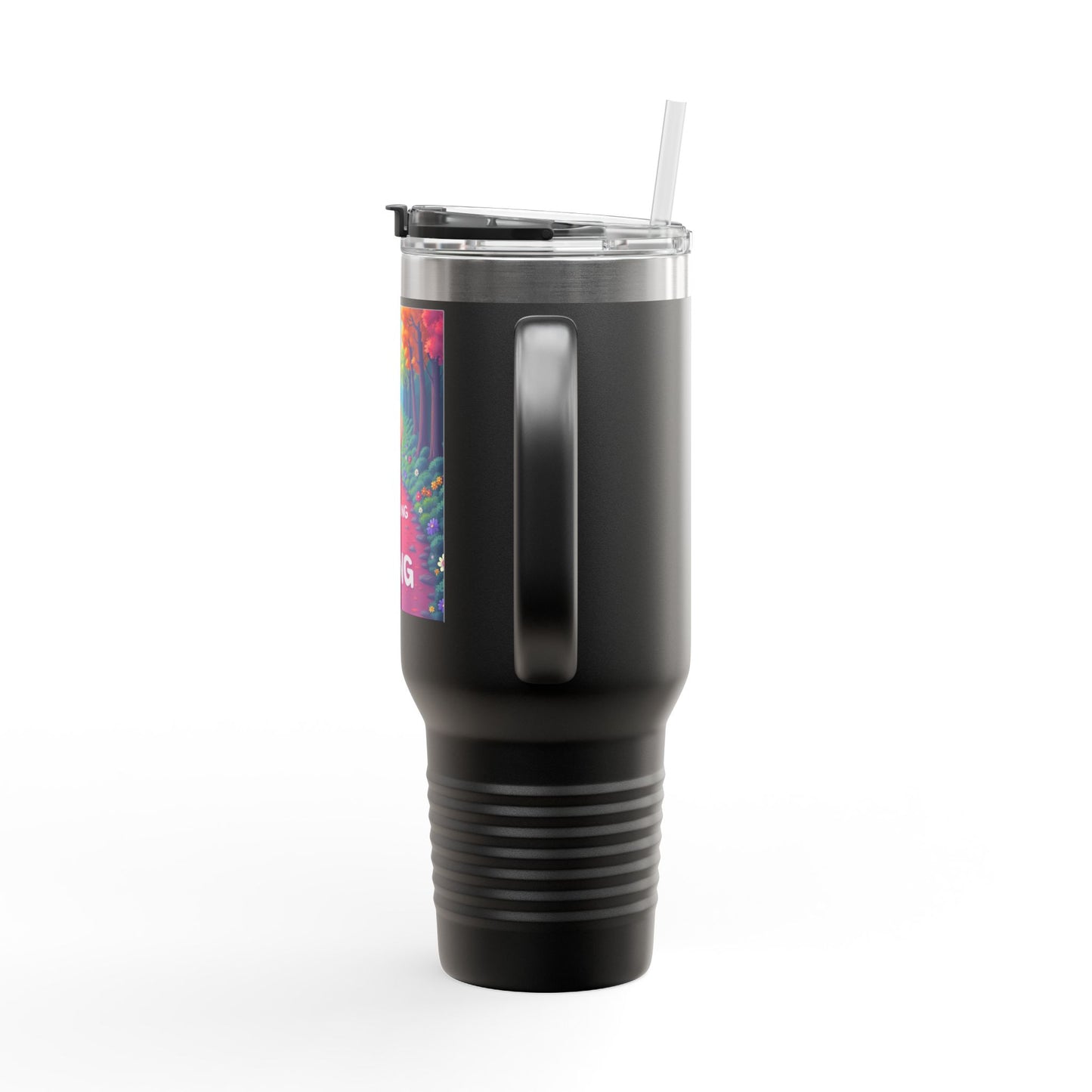 Colorful Insulated Travel Mug - 40oz | Perfect for Road Trips, Coffee Lovers, Gifts, Picnics, Adventurers