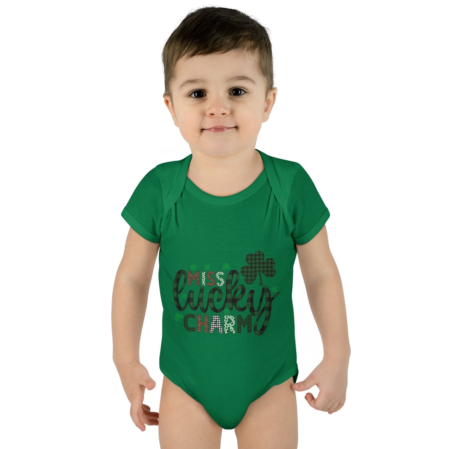 Miss Lucky Charm Infant Onesie Baby Rib Bodysuit