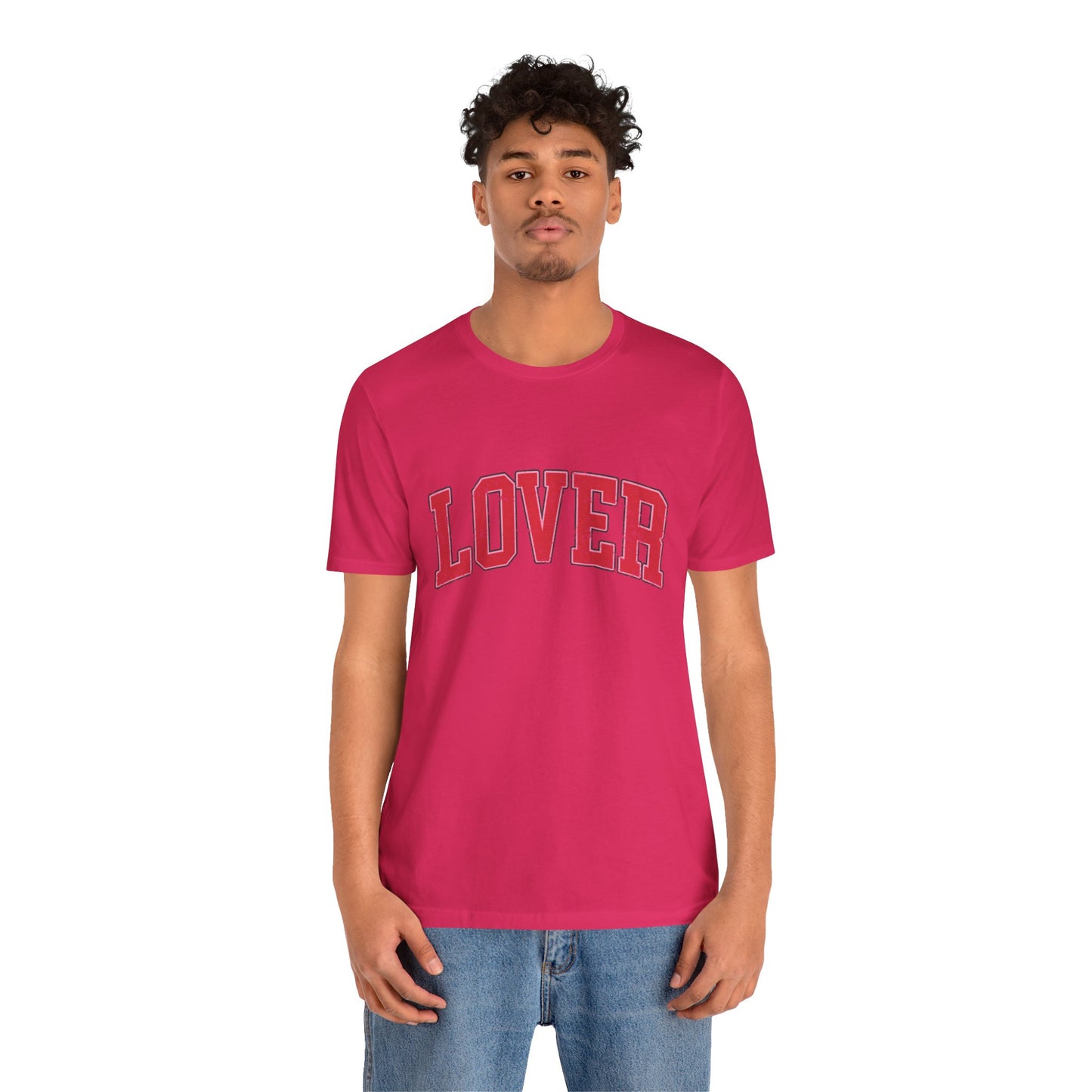 Lover Valentines Day Unisex Jersey Short Sleeve Tee