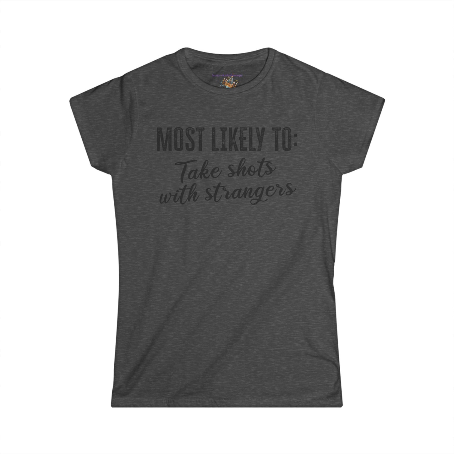 Bachelorette Party, Most Likely To, S-2XL, Women's Softstyle Tee