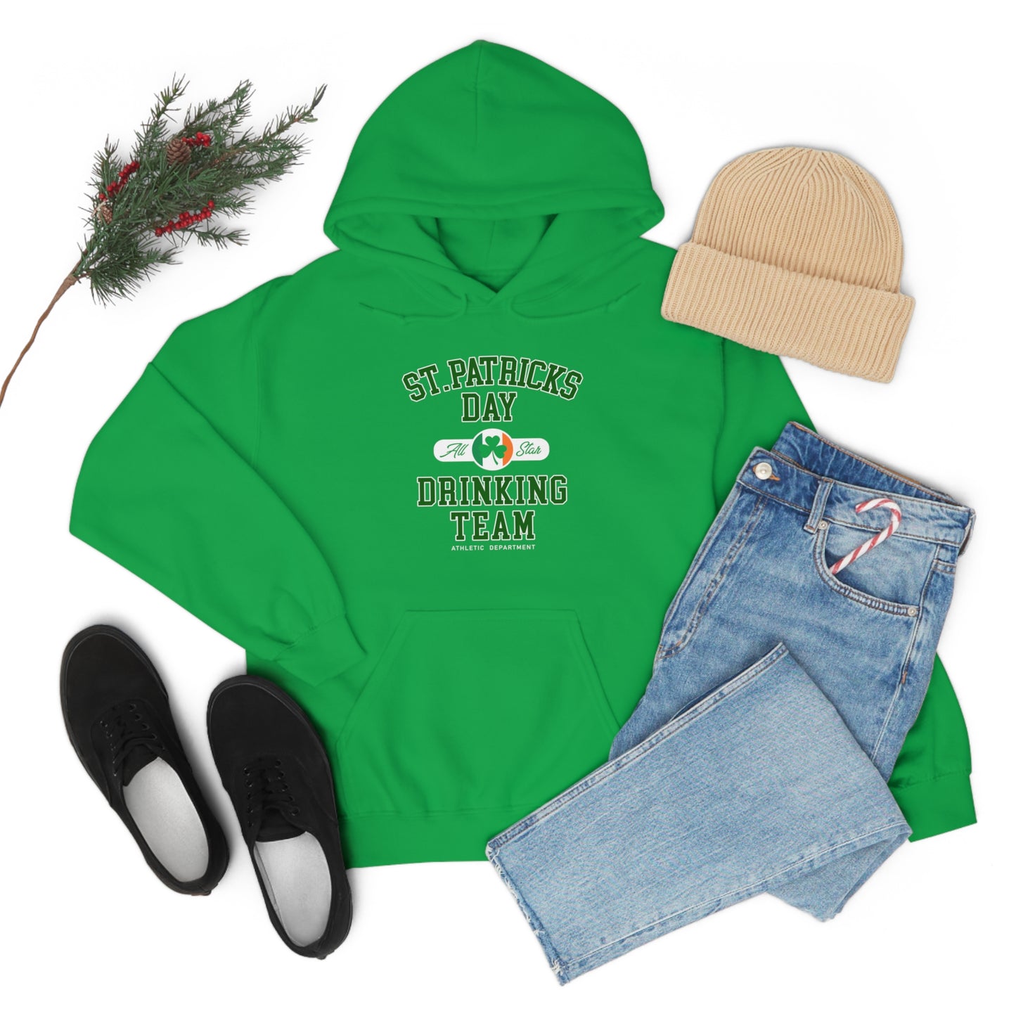 Unisex St Patrick's Day Drinking Team Hooded Sweatshirt