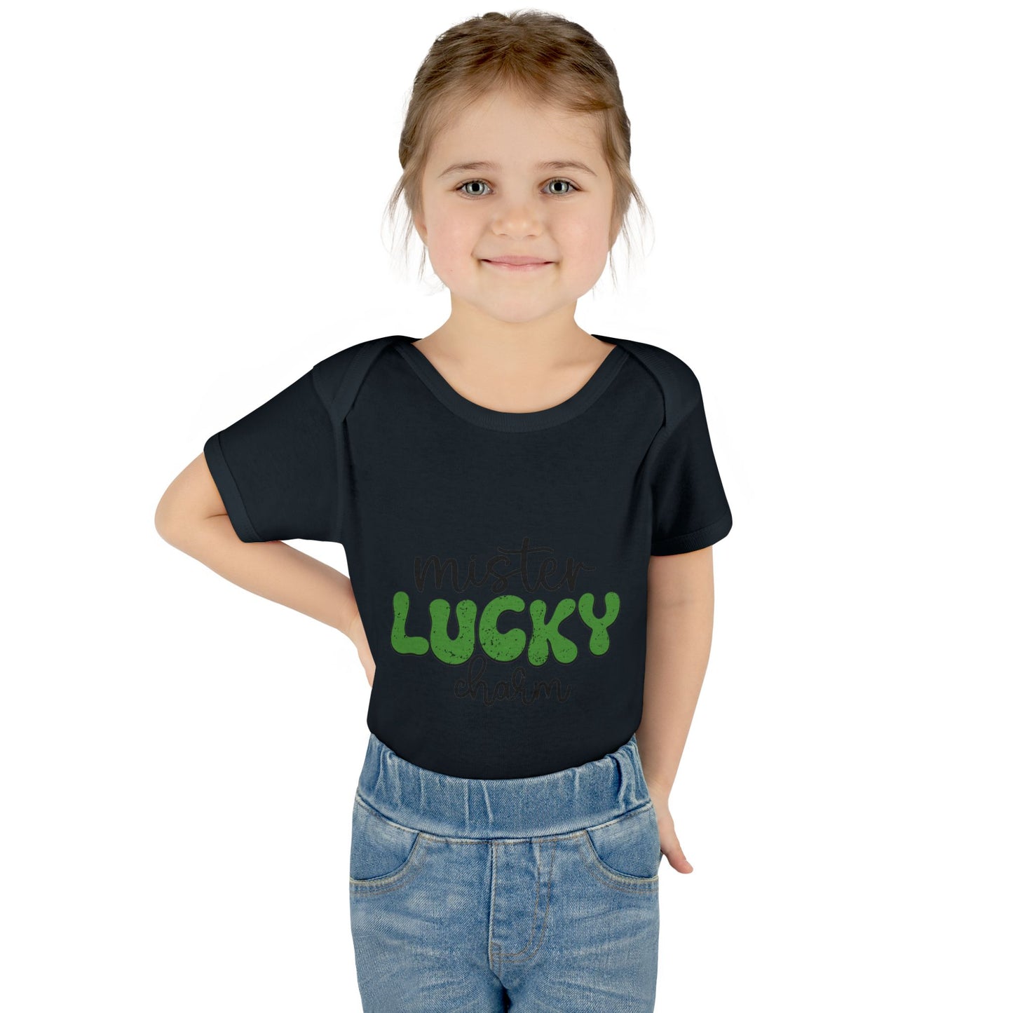 Mister Lucky Charm Infant Onesie Baby Rib Bodysuit