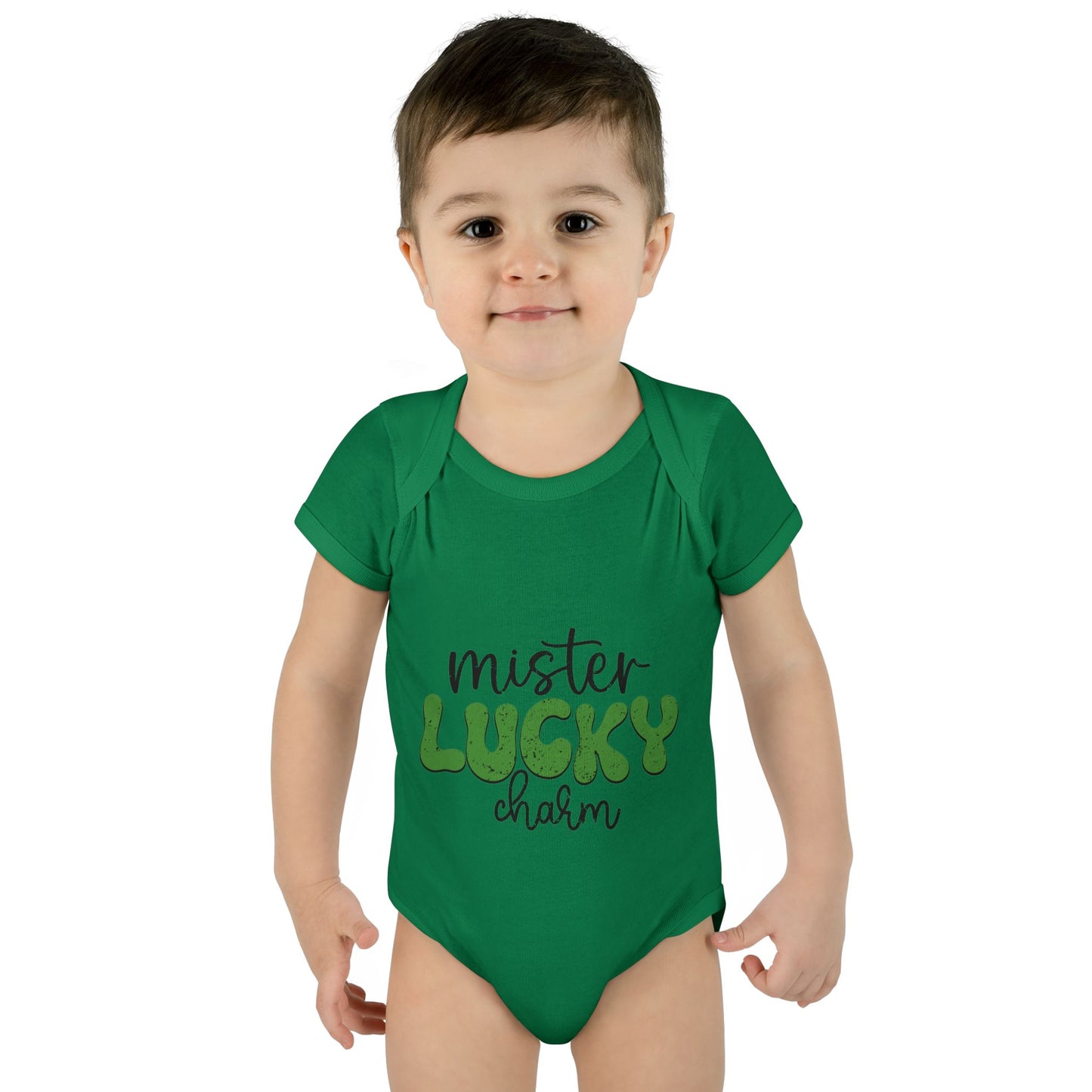 Mister Lucky Charm Infant Onesie Baby Rib Bodysuit